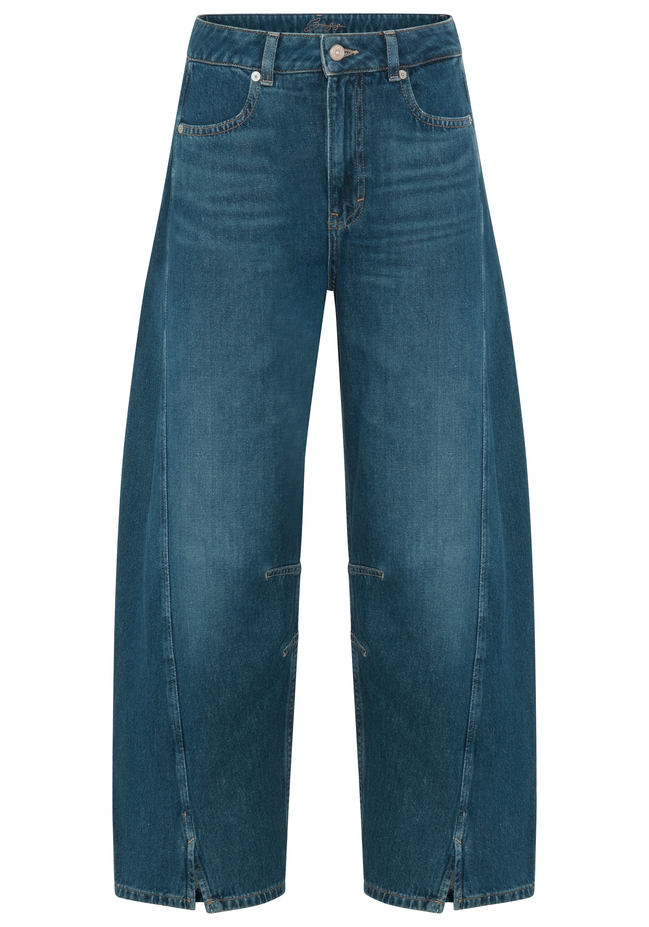 BOSS ORANGE Jeans taille haute »DIANA HR C Premium Damenmode« im Balloon Fit, Baumwoll-Denim