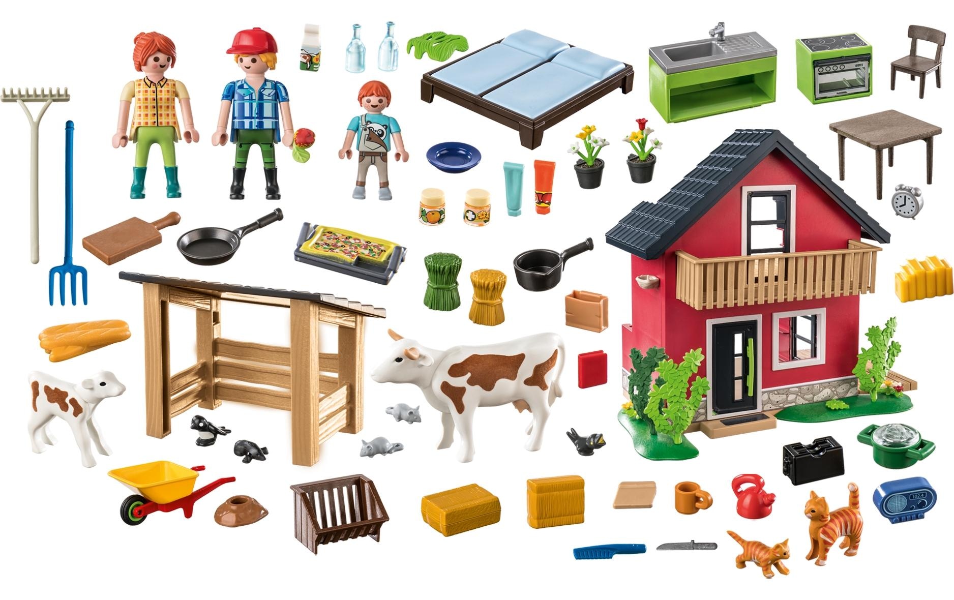 Playmobil® Spielbausteine »Country Bauernhaus 71248«, (137 St.)