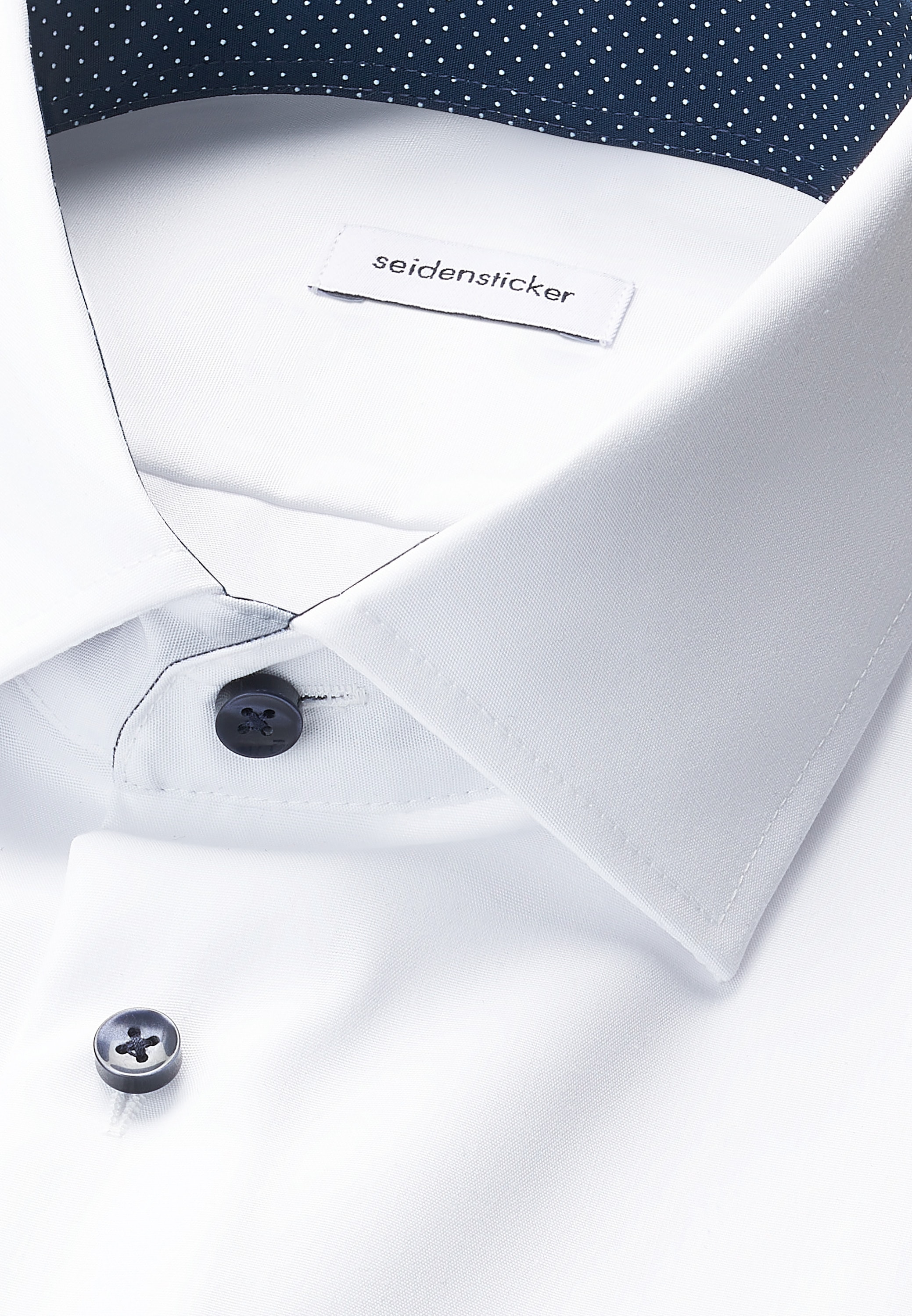 seidensticker Chemise d'affaires »Schwarze Rose« Shaped 1/1 Kentkragen Uni