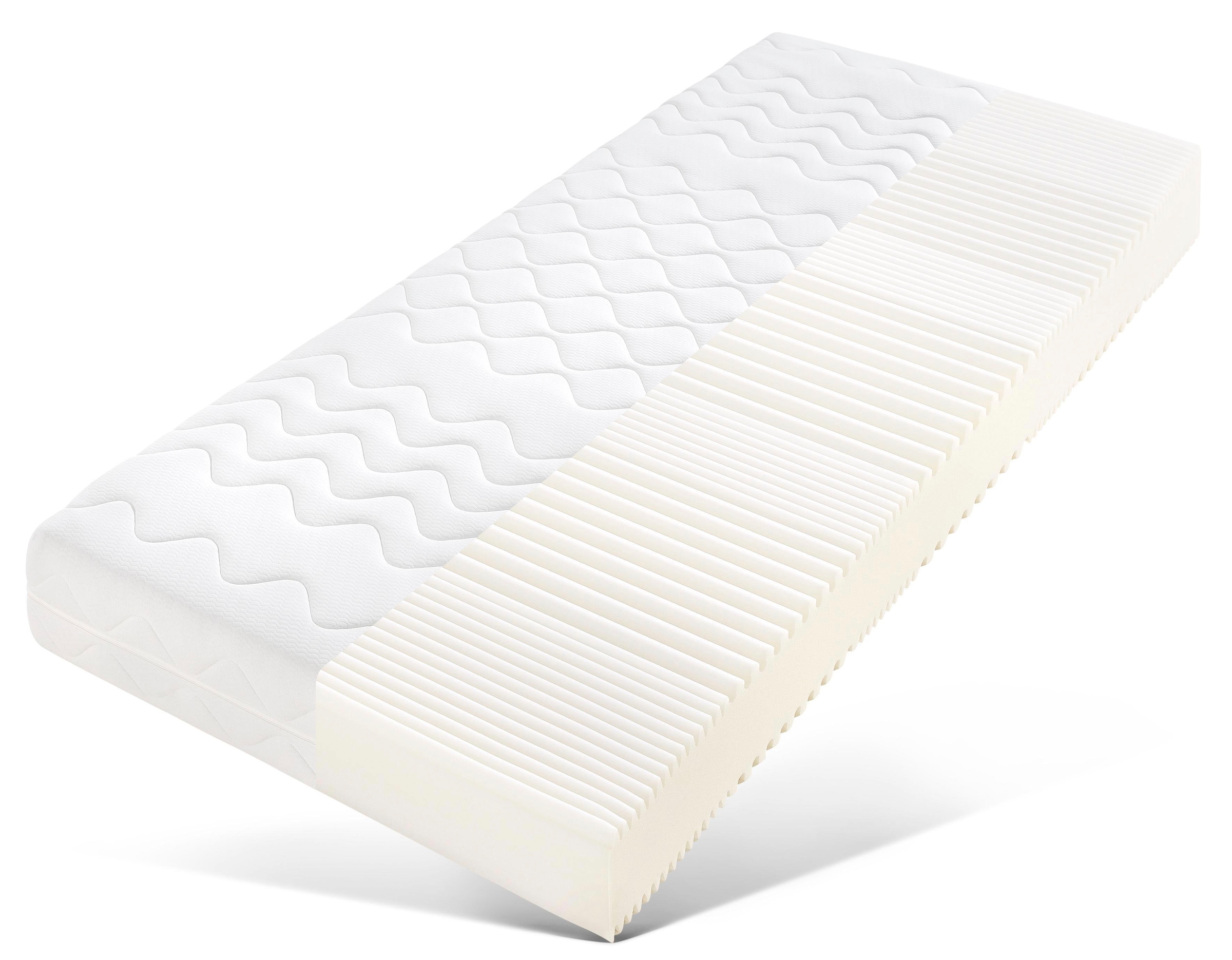 Image of fan Komfortschaummatratze "ProVita Flex 21 S ECO, Matratze in 90x200 cm, 140x200" 21 cm hoch Raumgewicht: 30 kg/m³ 1 oder 2-tlg., 1 Stk. tlg. Matratze in 3 Härtegraden und diversen Grössen erhältlich