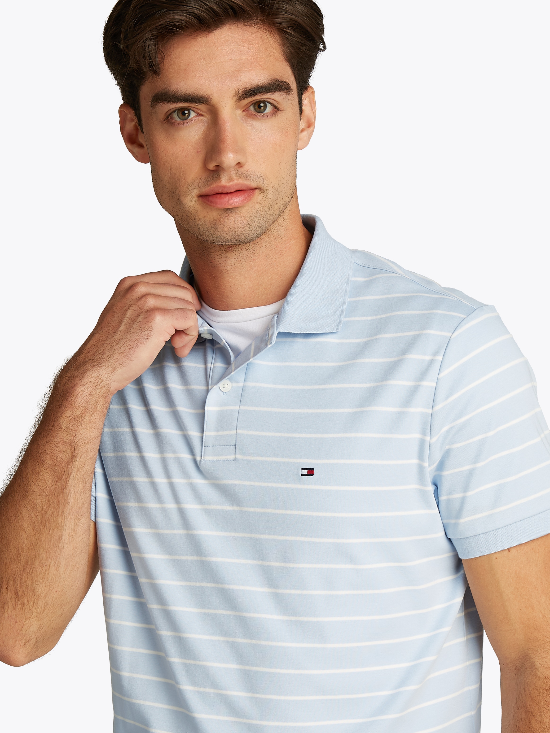 Tommy Hilfiger Poloshirt »LIQUID COTTON REG SEASONAL POLO«, mit Logostickerei