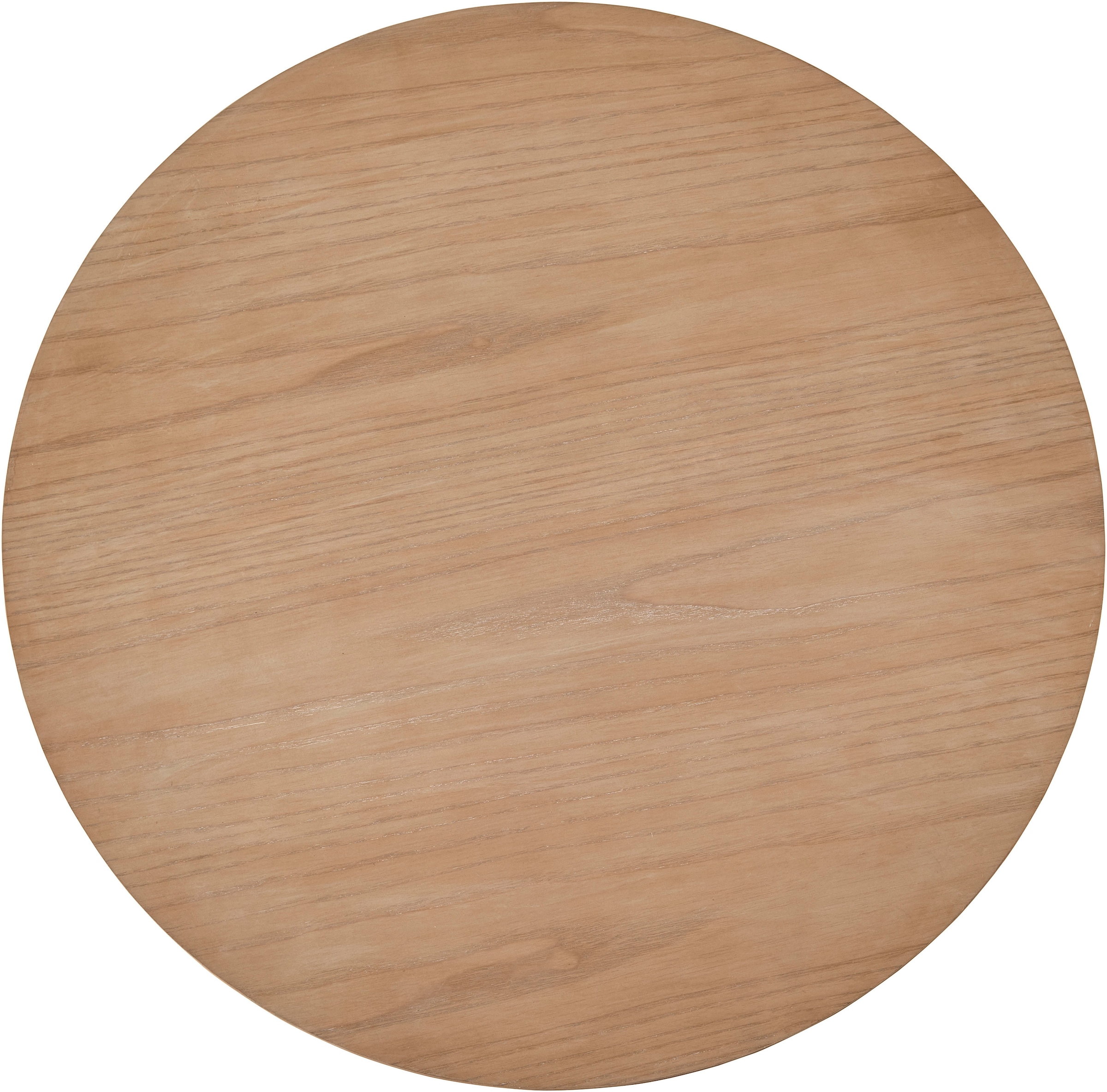 s.Oliver Beistelltisch »Hemmon« mit massivem Eschenfuss, edler Echtholzplatte, Durchmesser 50 cm