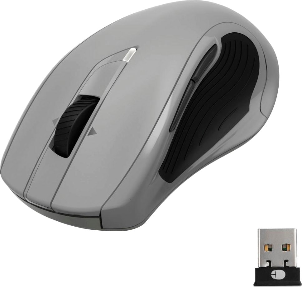 Hama Maus »Computermaus kabellos für Rechtshänder, 7 Tasten Laserfunkmaus«,  Funk, PC Office Maus, programmierbare Browser Tasten, DPI, USB Empfänger  Trouver sur