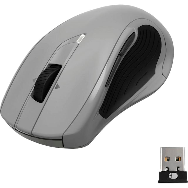 Hama Maus »Computermaus kabellos für Rechtshänder, 7 Tasten Laserfunkmaus«,  Funk, PC Office Maus, programmierbare Browser Tasten, DPI, USB Empfänger  Trouver sur