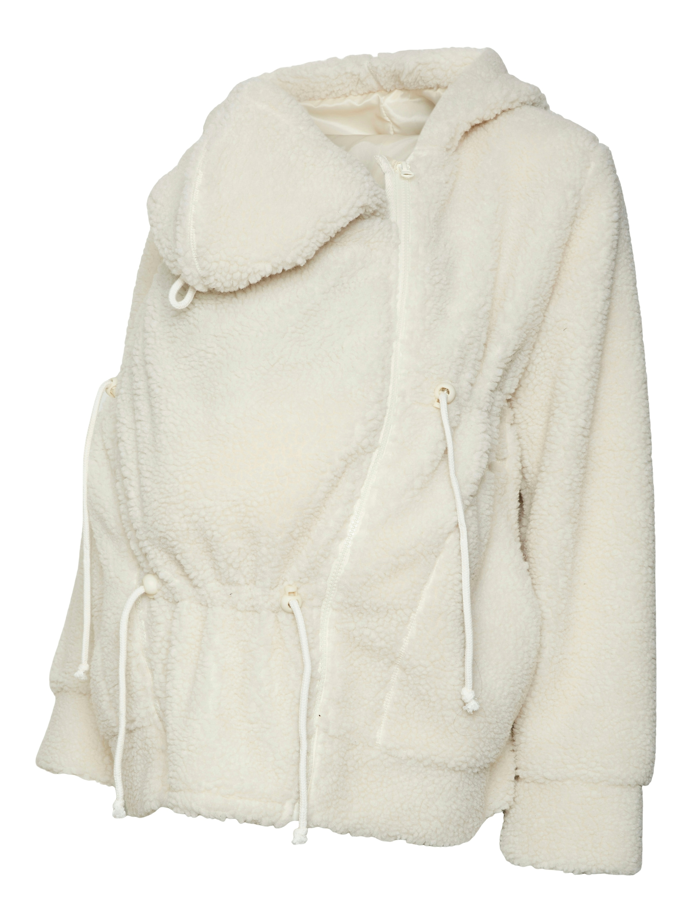 Mamalicious Kapuzenplüschjacke »MLRACHEL  3IN1 TEDDY JACKET NOOS« mit Kapuze Kunstfaser, regular fit