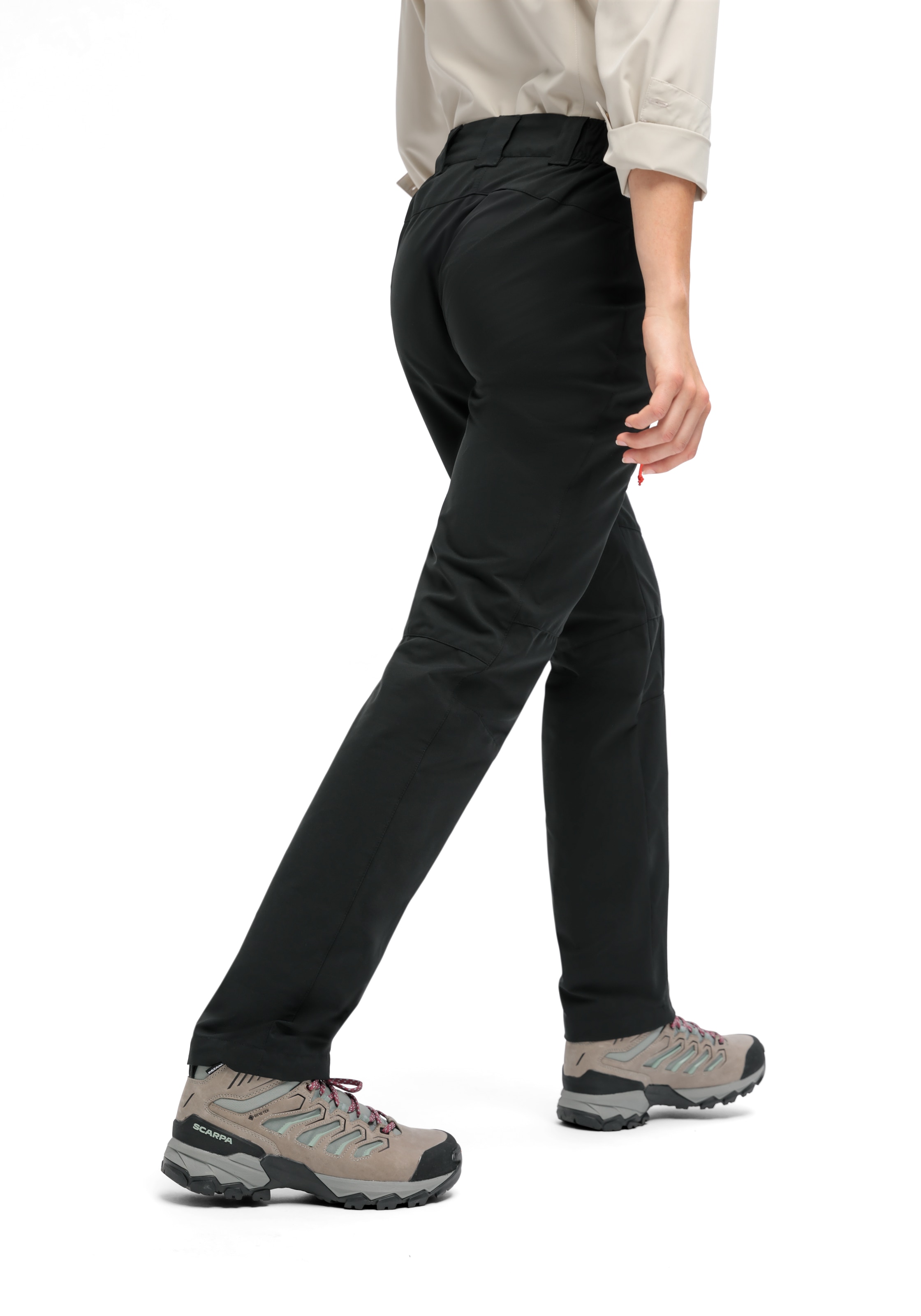 Maier Sports Outdoorhose »Lulaka Loop«, Damen Wanderhose, Funktionshose mit Taschen + Gürtel, Regular Fit
