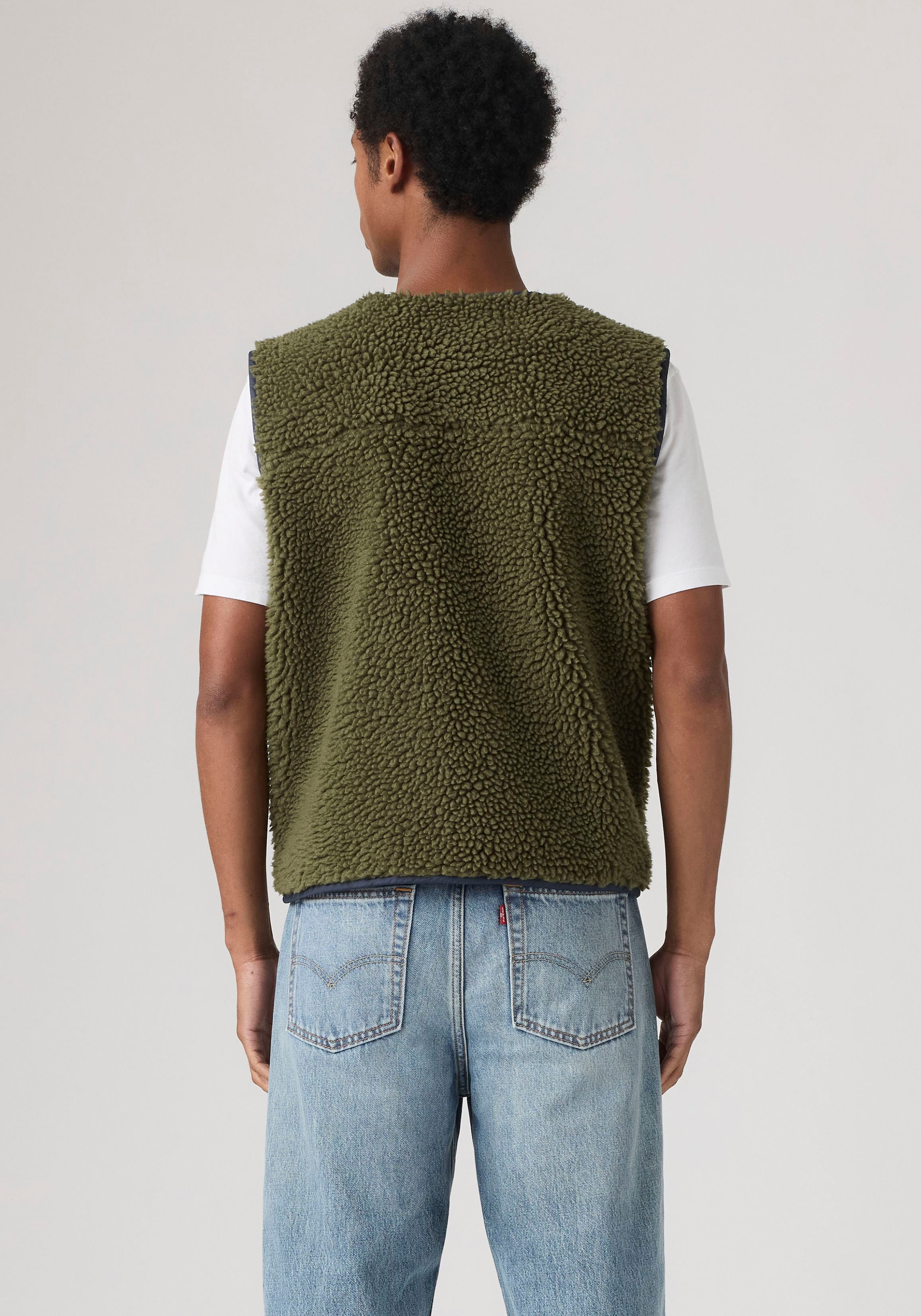 Levi's® Plüschweste »SEACLIFF SHERPA VEST« Bequeme Passform, praktischer Reissverschluss