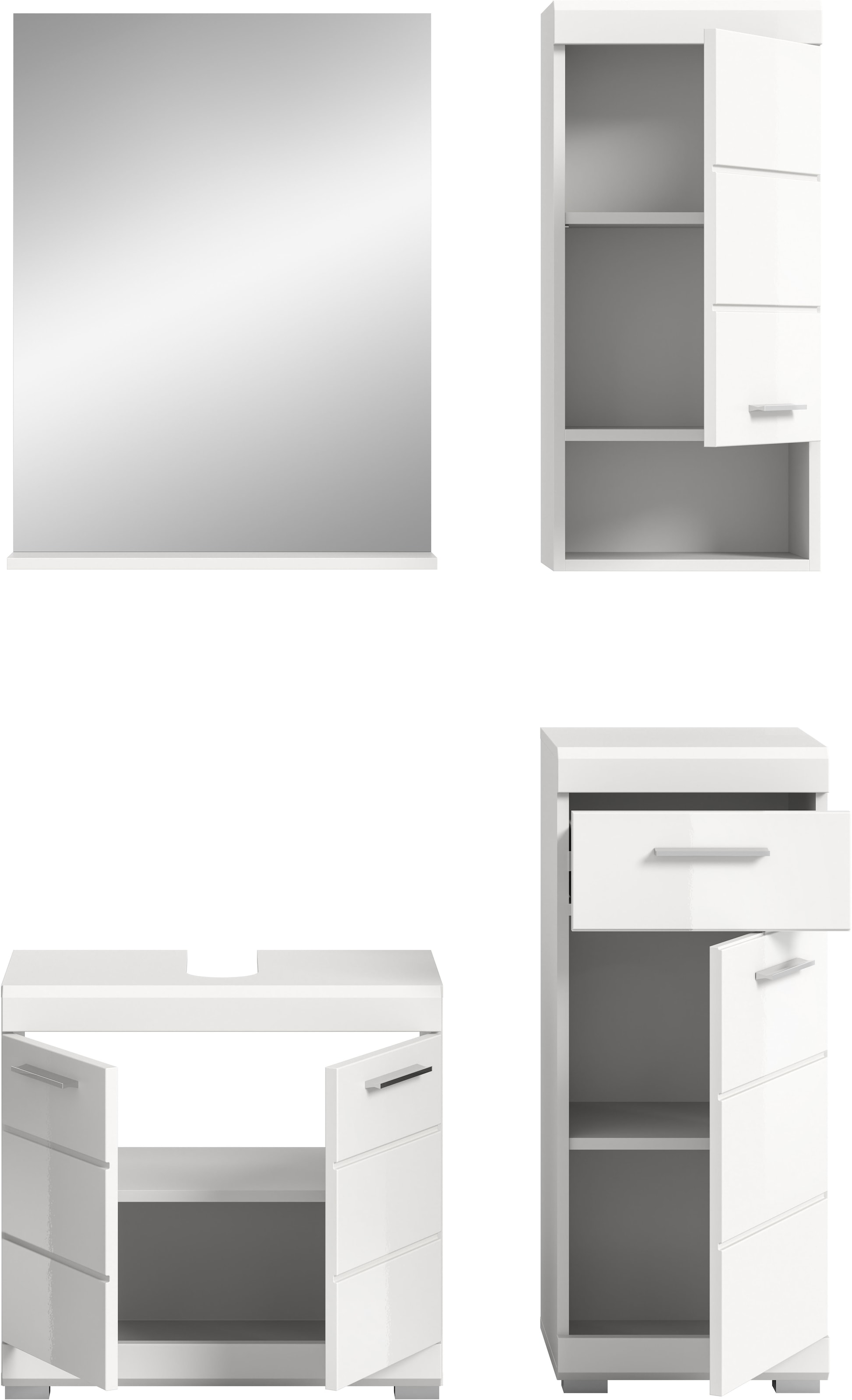 INOSIGN Badmöbel-Set »Siena, 4 teilig, bestehend aus:« Set, TOPSELLER!, 4 Stk. tlg.