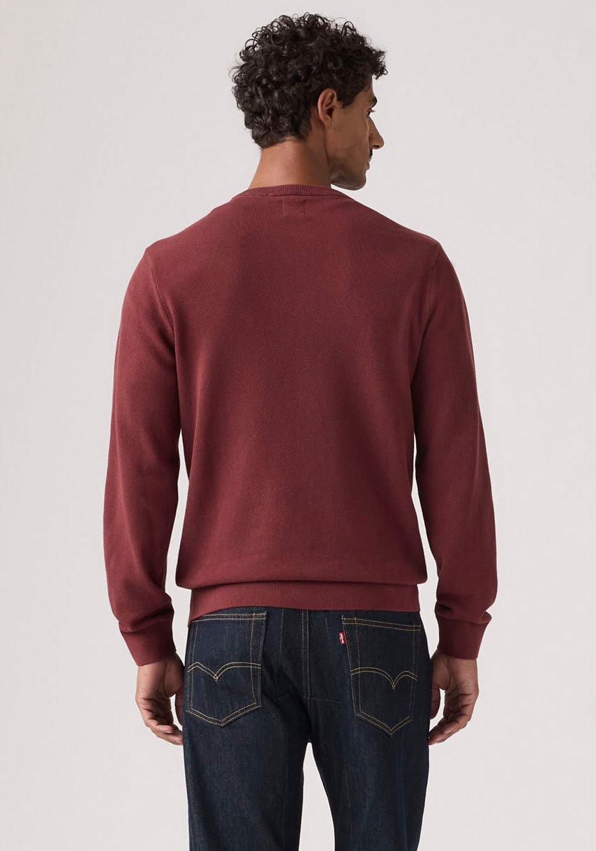 Levi's® Pull à col rond »LIGHTWEIGHT HM SWEATER« Feingerippte Abschlüsse