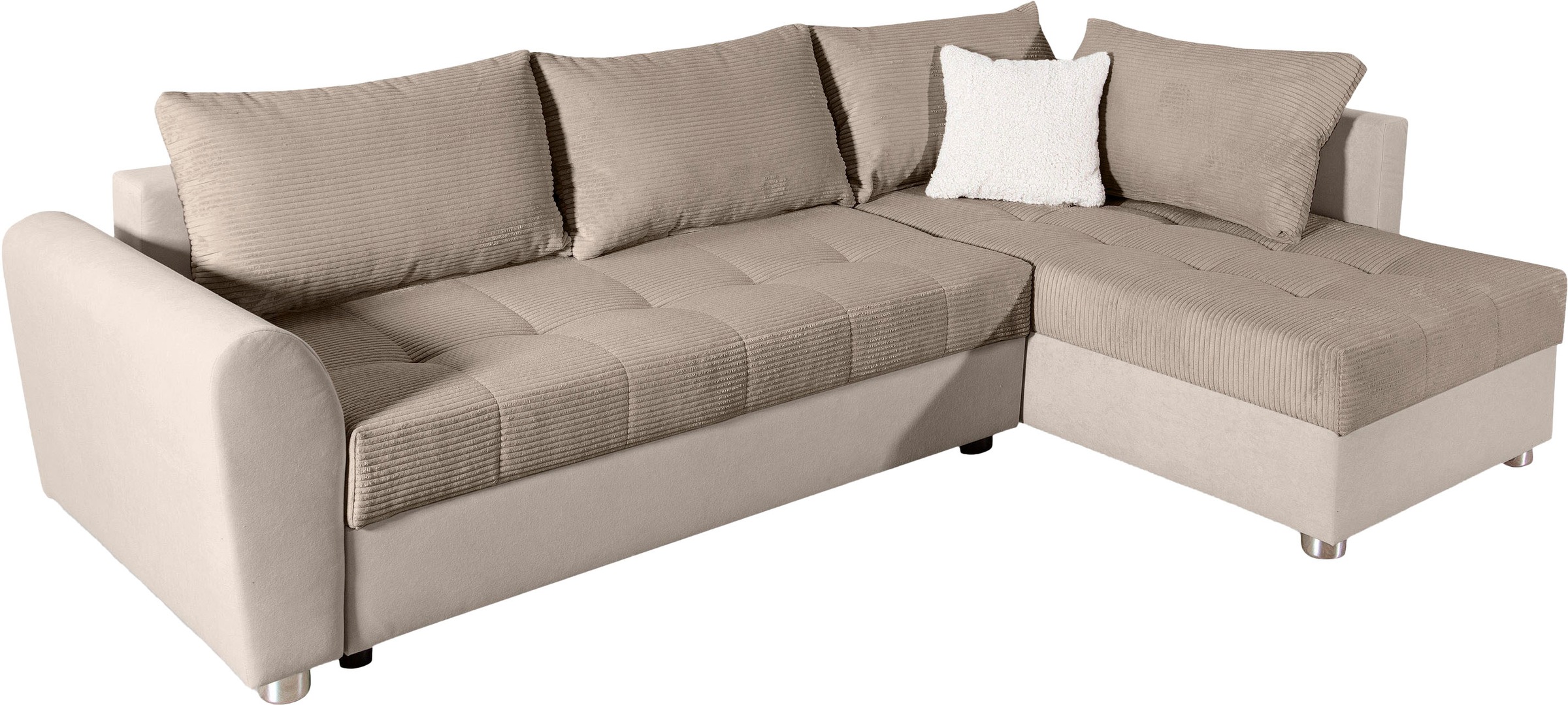 COLLECTION AB Ecksofa »JANA XL-Sofa L-Form«, inkl. Bettfunktion, Bettkasten und Bonnelfederkern