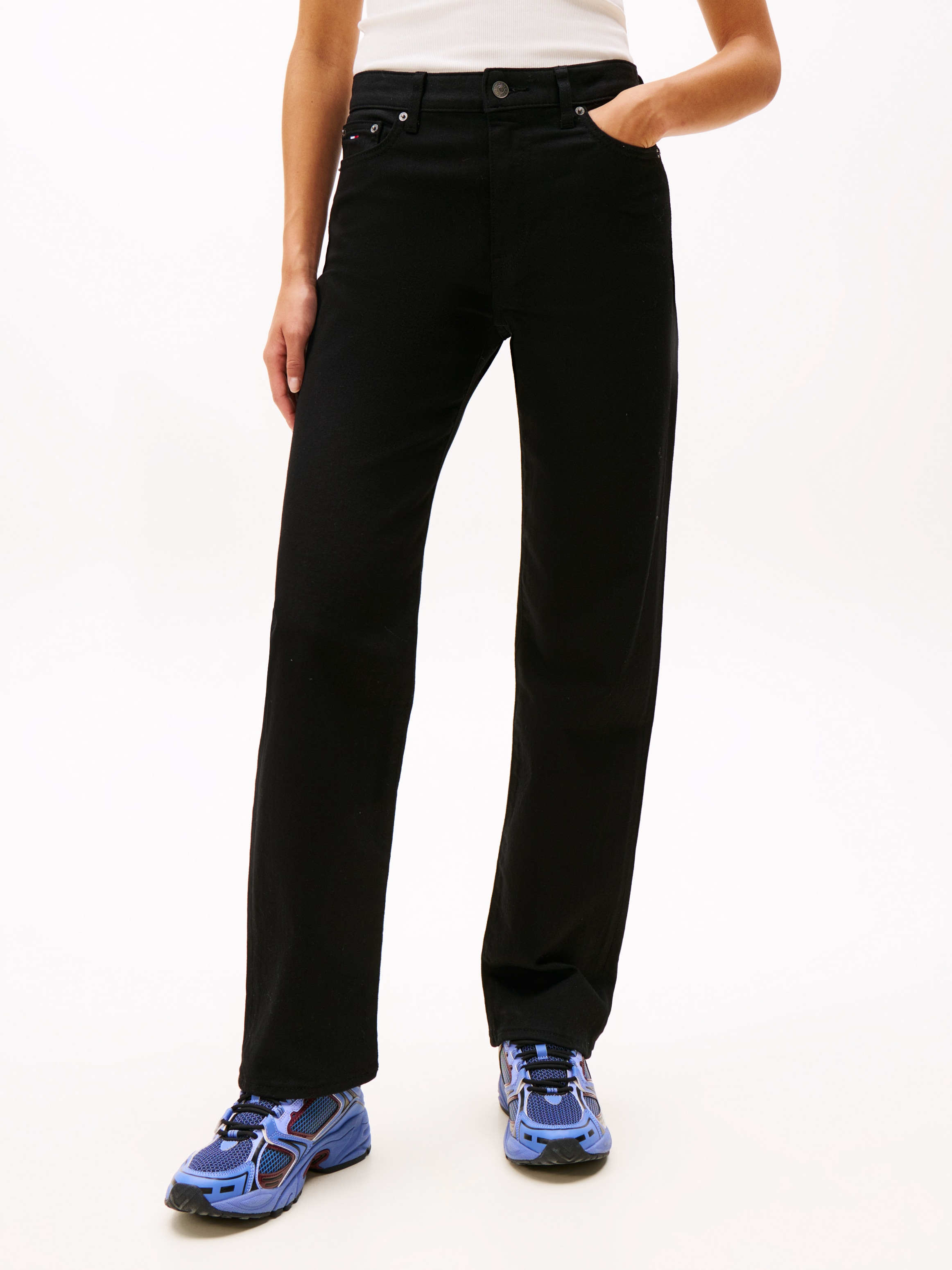 Image of Tommy Jeans Slim-fit-Jeans "KIRA MR SLIM STR DI4187"