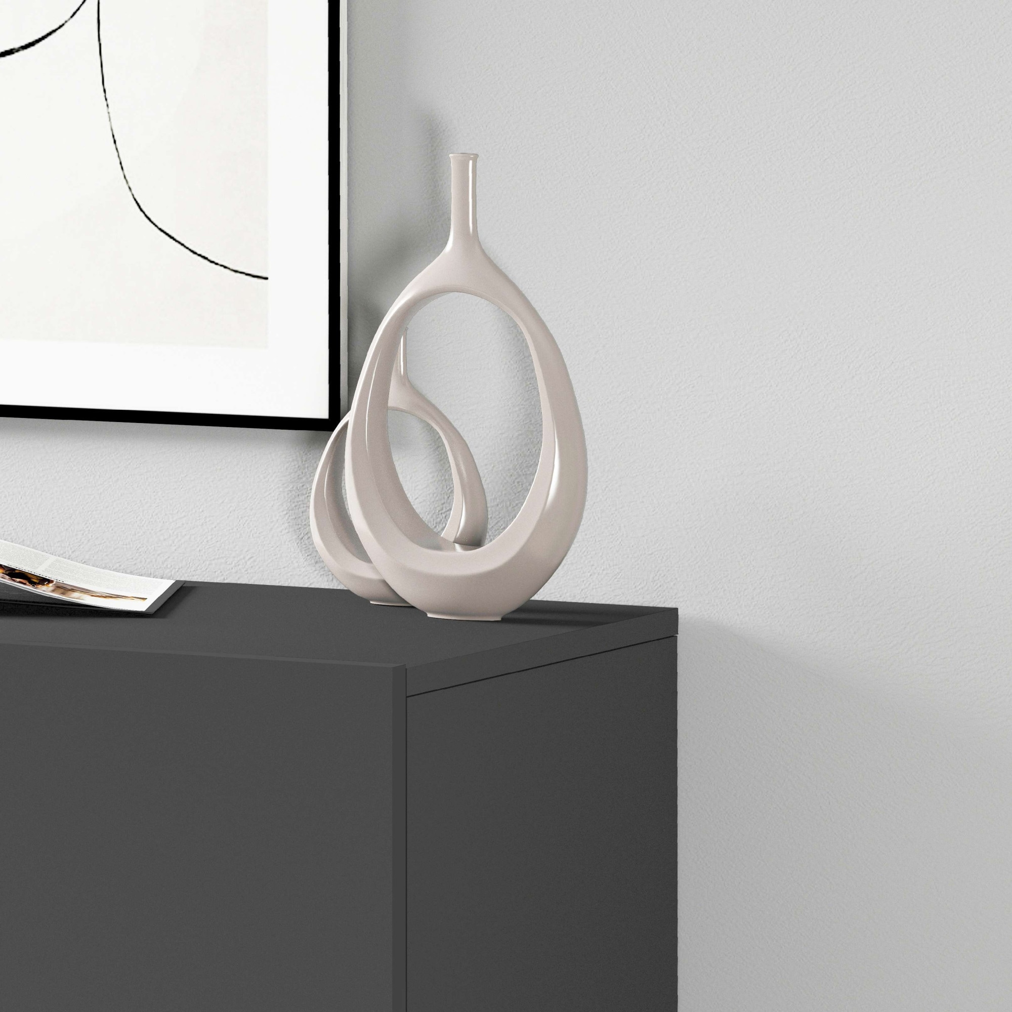 Home affaire Aktenschrank »Essential, Mehrzweckschrank, Büroschrank mit 2 Türen« & verstellbaren Einlegeböden, Höhe 86 oder 166 cm, Made in Italy