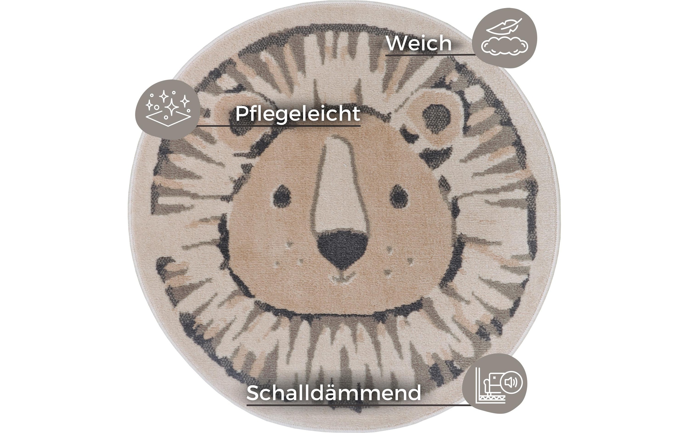 HANSE Home Kinderteppich »Lion 140 cm«