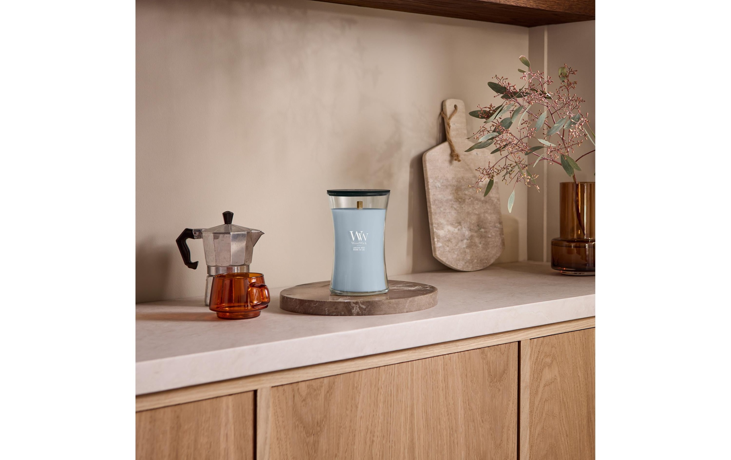 Image of Woodwick Duftkerze "Lakeside Mist Large Jar"