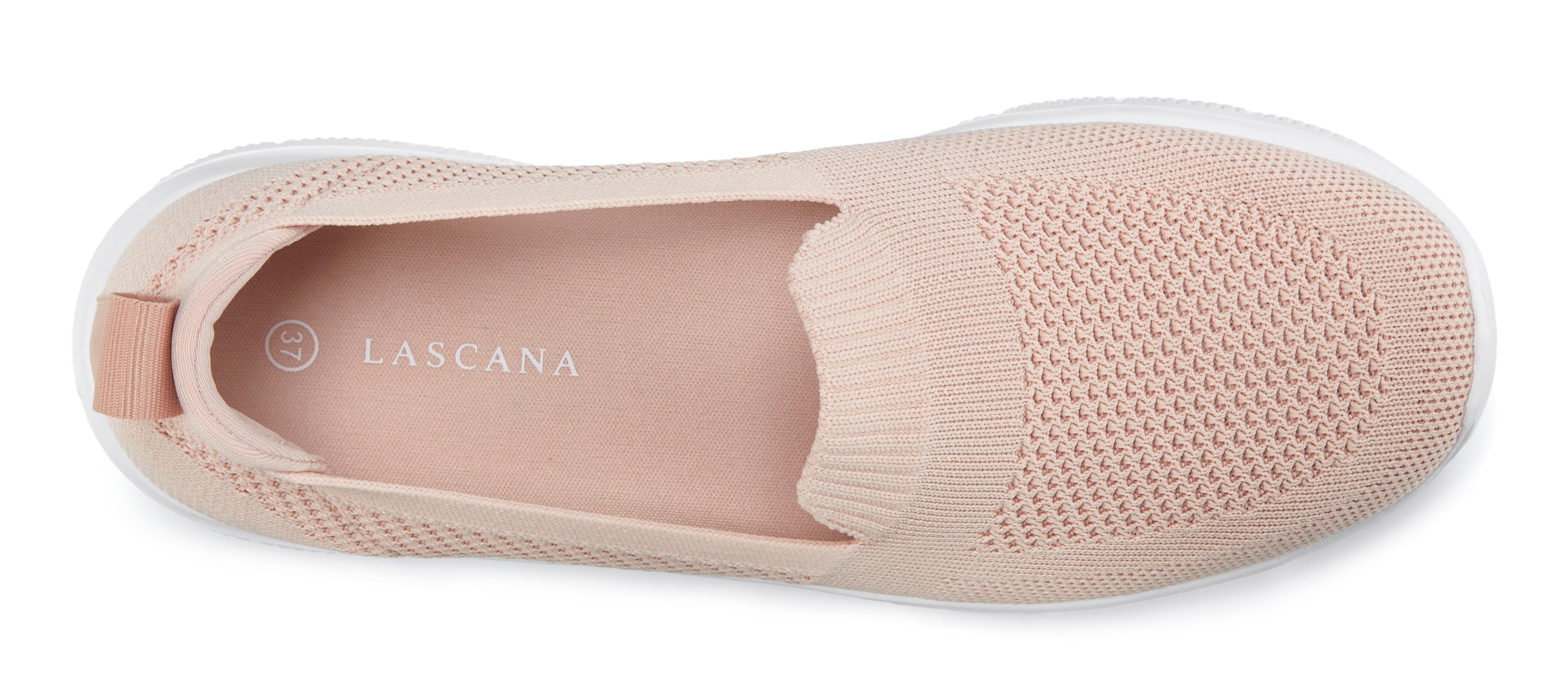 LASCANA Slipper, Slip-On-Sneaker, Halbschuh, ultraleichter Sneaker, VEGAN