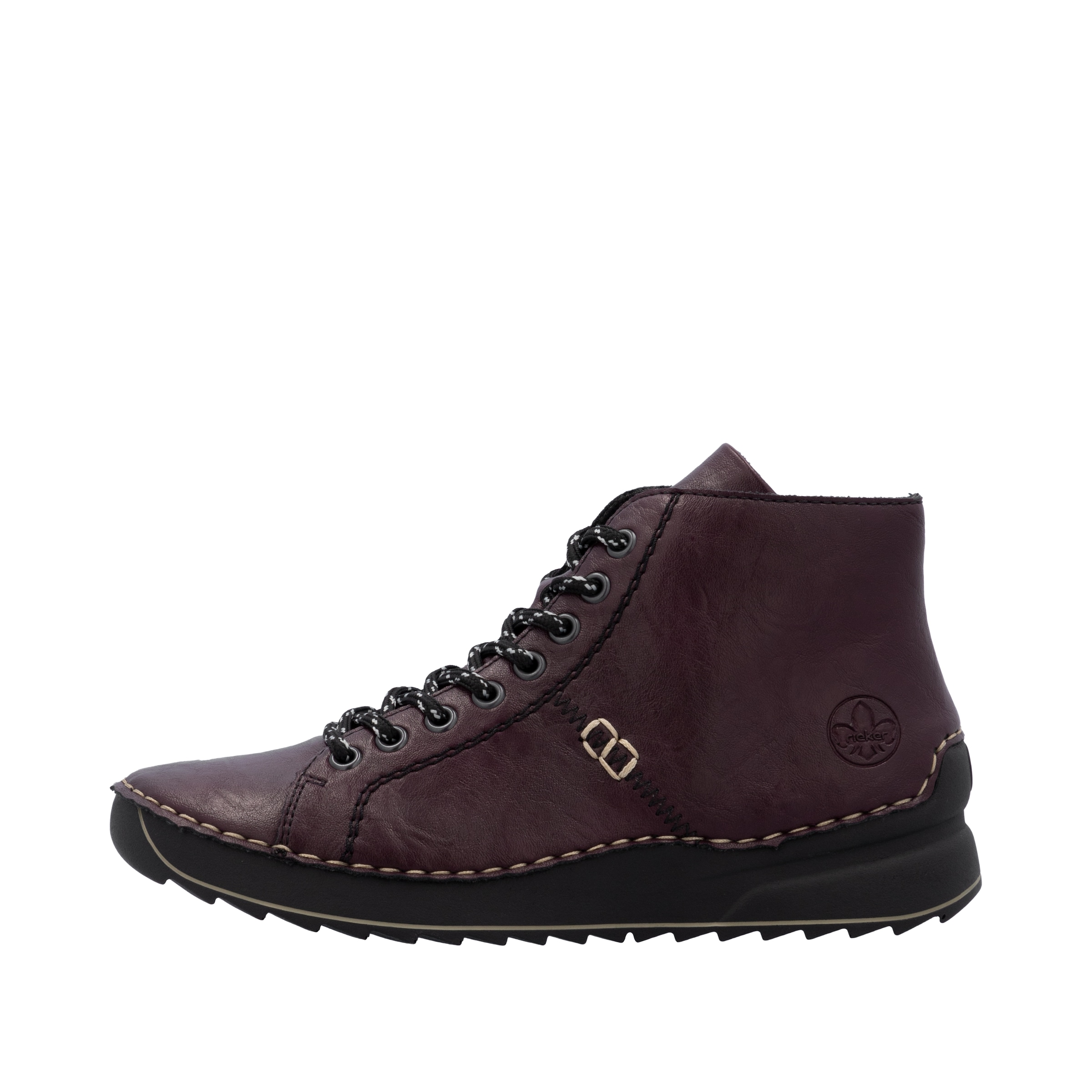 Rieker Bottines à lacets  bottines à lacets, sneakers montantes, bottines à plateforme avec semelle profilée