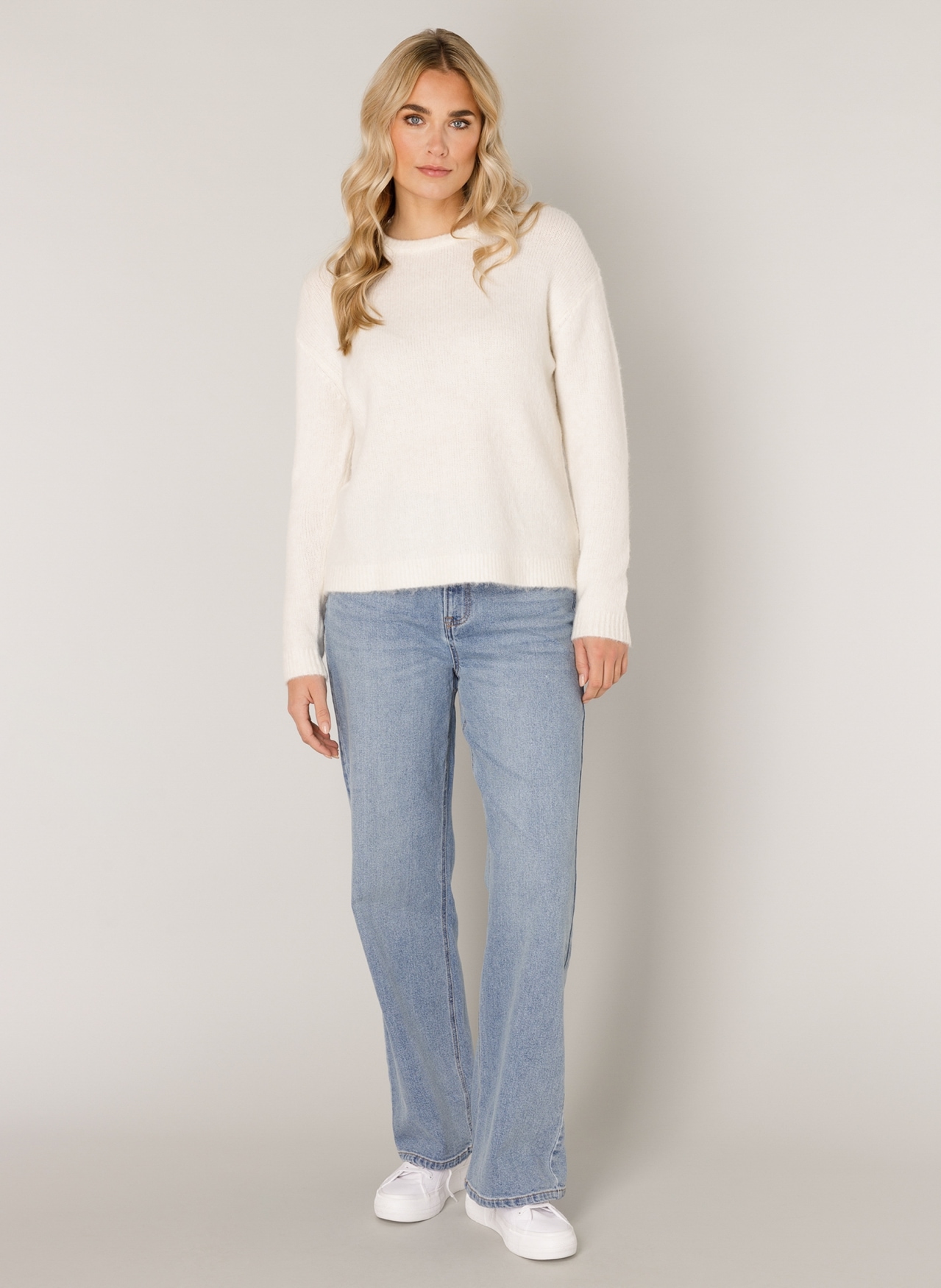Base Level Strickpullover »Yana« mit Wolle