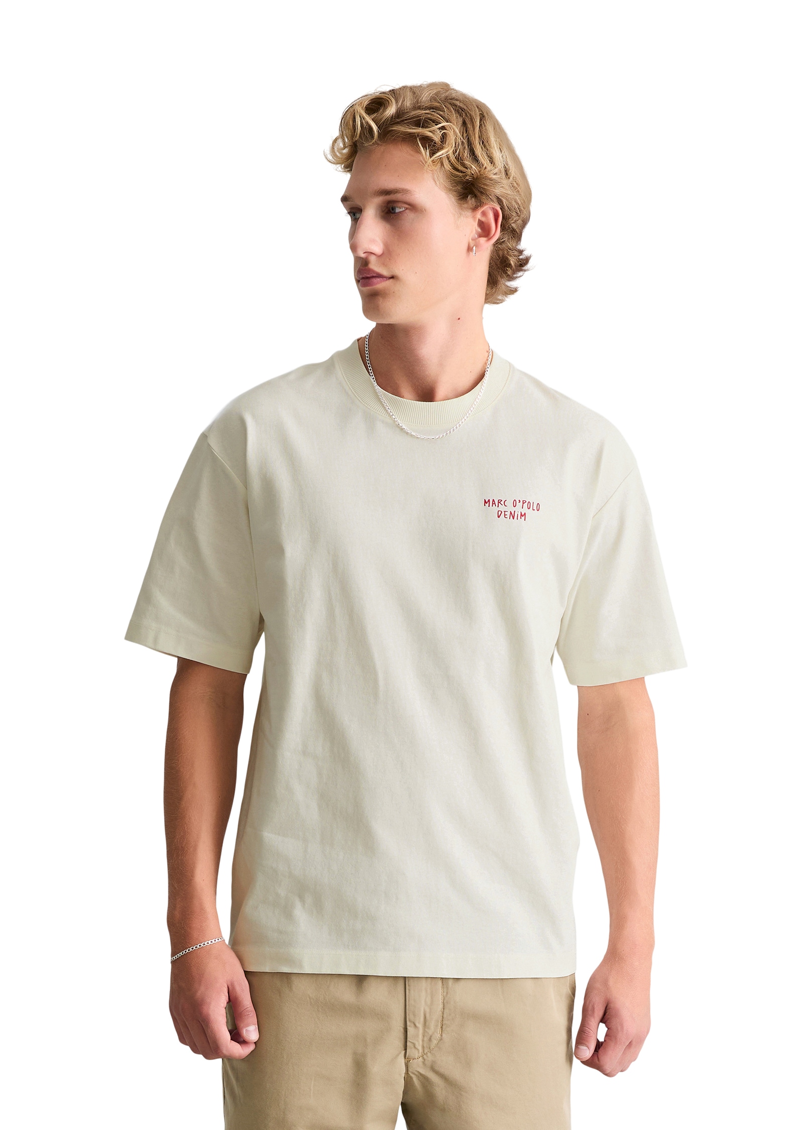 Marc O'Polo DENIM T-shirt relaxed avec imprimé dans le dos