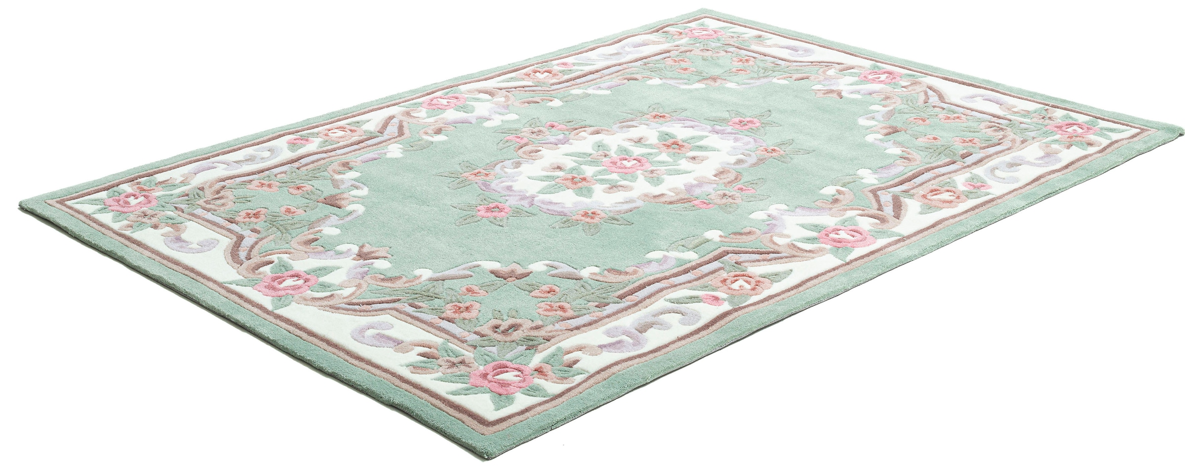 THEKO Tapis »Ming« Rectangulaire 14 mm Höhe hochwertiges Acrylgarn, ideal im Wohnzimmer & Schlafzimmer