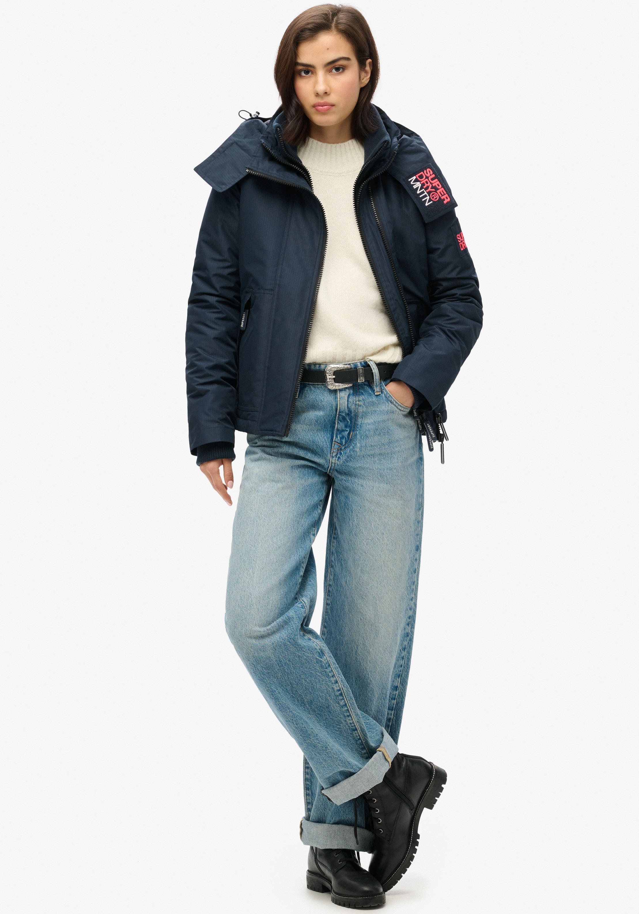 Superdry Outdoorjacke »HOODED MTN WINDBREAKER JACKET«, mit Kapuze