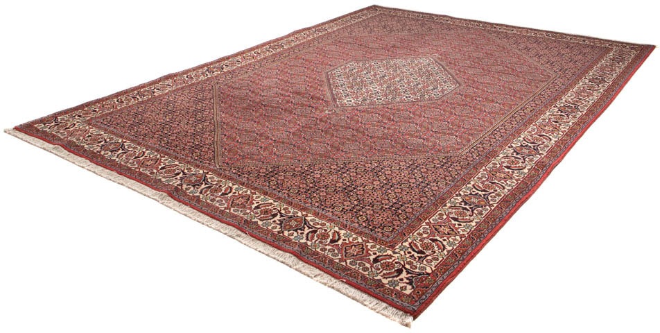 Image of morgenland Orientteppich »Perser - Bidjar - 355 x 248 cm - rot«, rechteckig, 15 mm Höhe, Wohnzimmer, Handgeknüpft, Einzelstück mit Zertifikat bei Ackermann Versand Schweiz