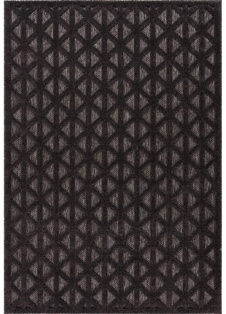 Carpet City Teppich »In-& Outdoorteppich Santorini 58500, 3D-Effekt,  Raute-Optik«, rechteckig, Wetterfest & UV-beständig für Terrasse, Balkon,  Küche, Flur jetzt kaufen