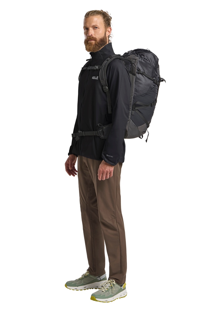 Jack Wolfskin Veste d'extérieur »PRELIGHT STRIDE JKT M« avec protection UV, résistant au vent, facilement rangeable