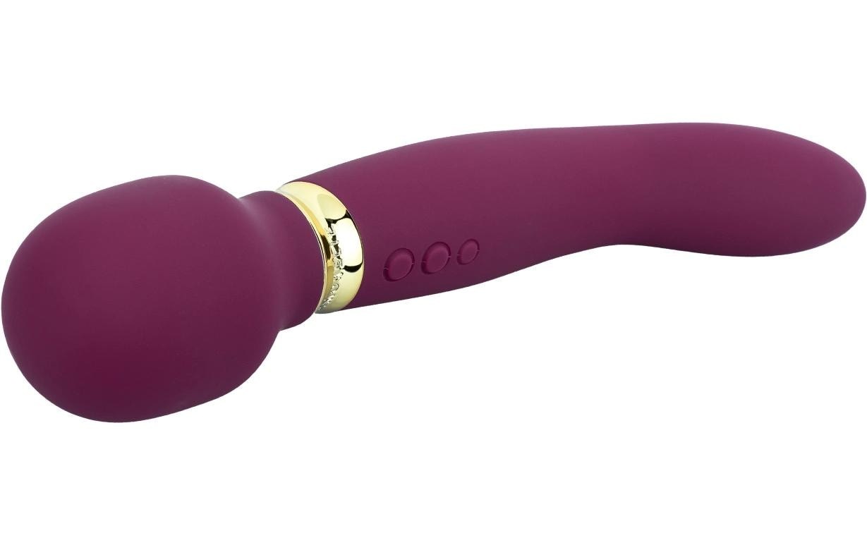 AMORELIE Vibrator »Kiss Berry« Massagestab in ergonomischer Form sorgt für Komfort