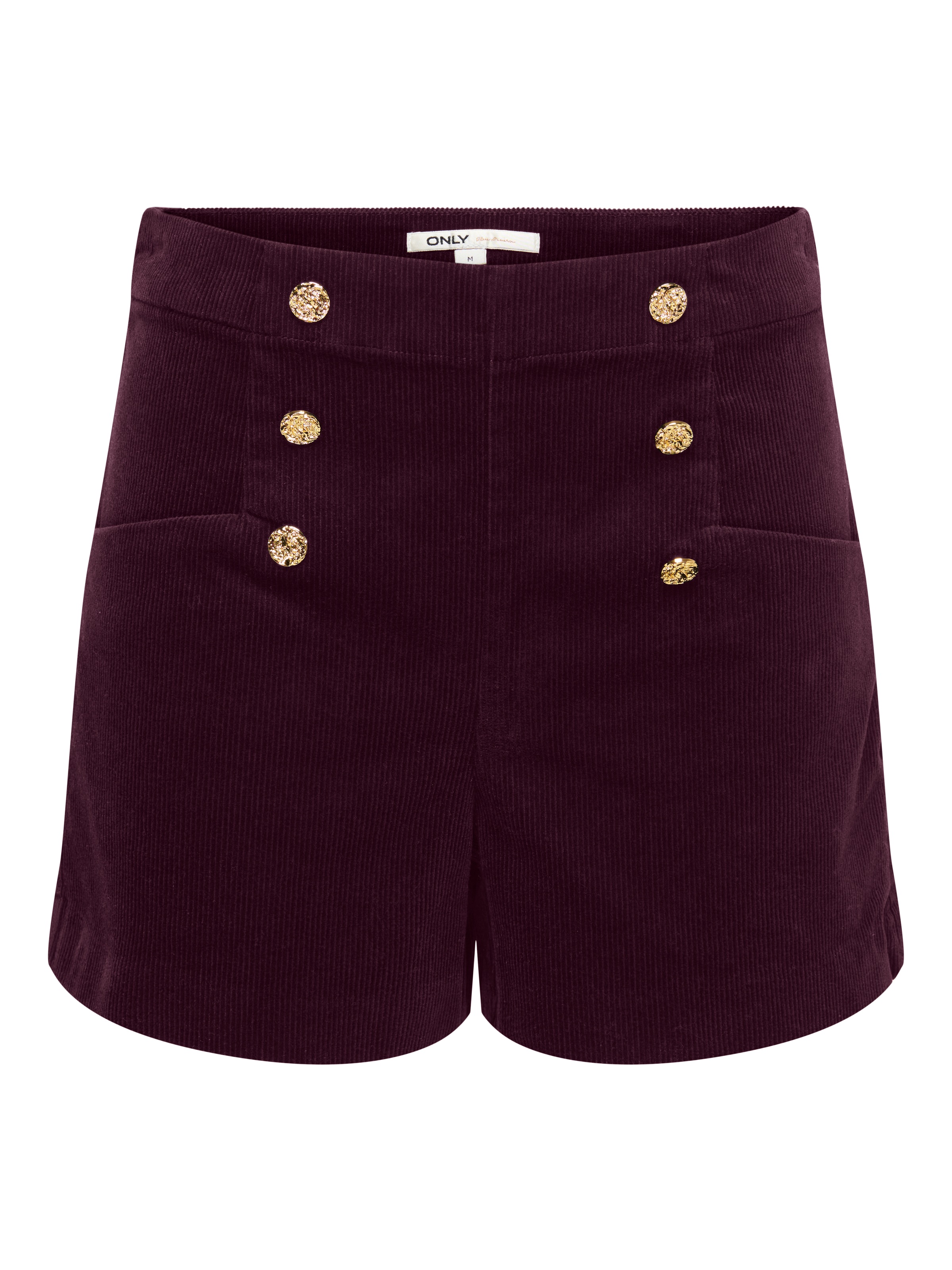 ONLY Shorts »ONLZEVA HW CORD BUT SHORTS CC PNT«  Baumwollmischung, Cord, high waist