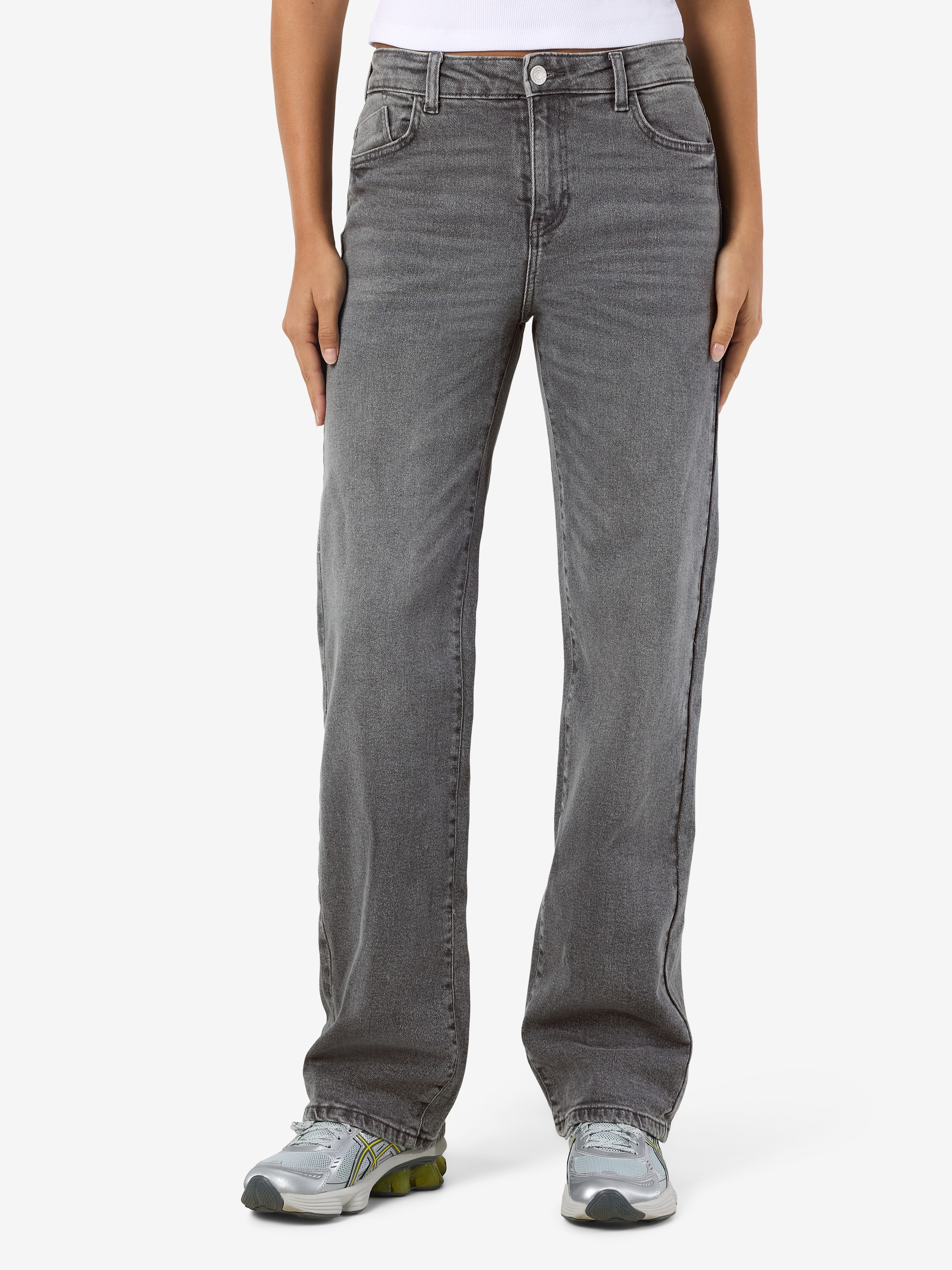 Image of Noisy may Straight-Jeans "NMYOLANDA NW WIDE JEANS AZ371DG NOOS"