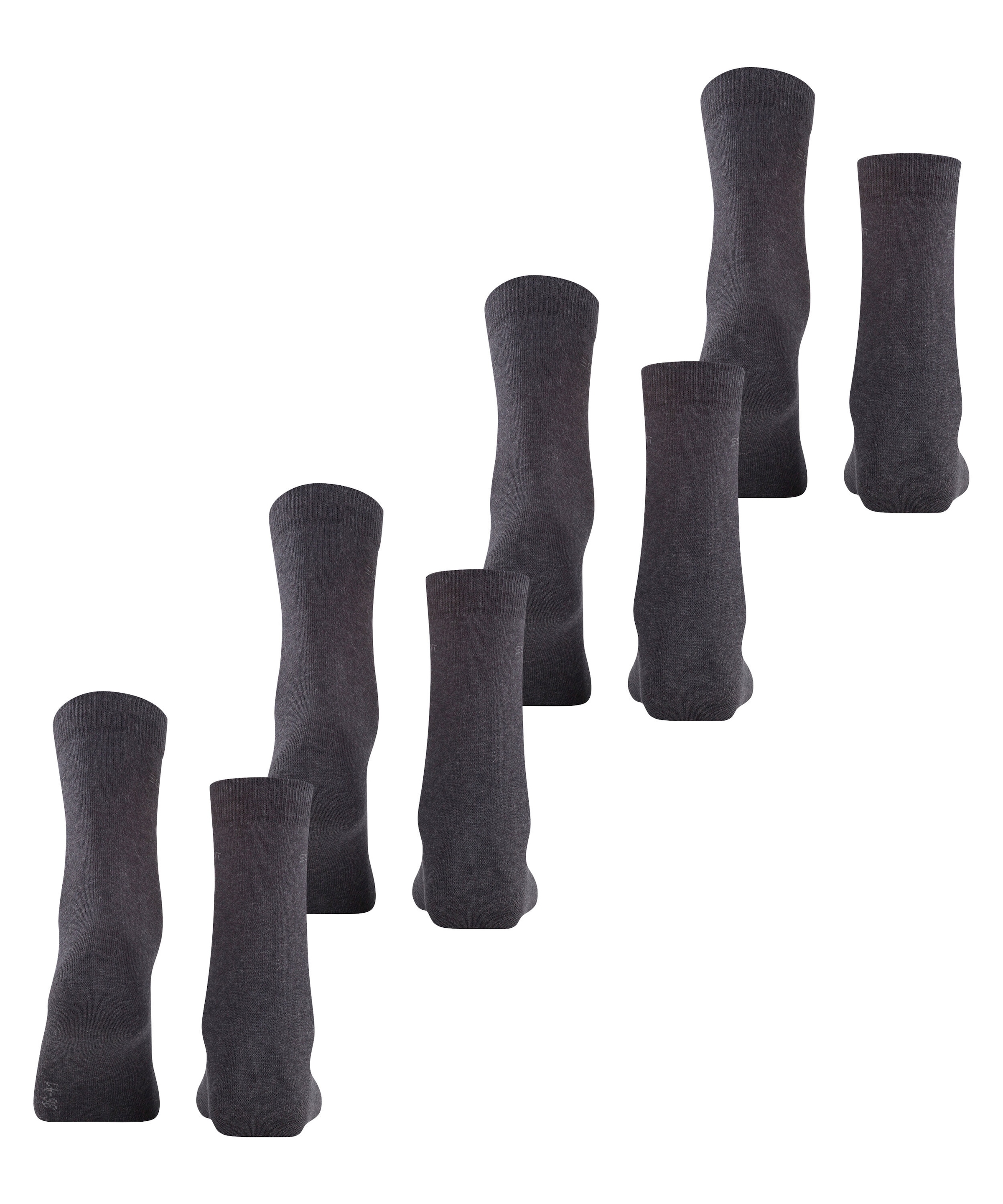 Esprit Socken »Solid« Einheitsgrösse 36-41, geripptes Bündchen, unifarben, Basic Vorteilspack