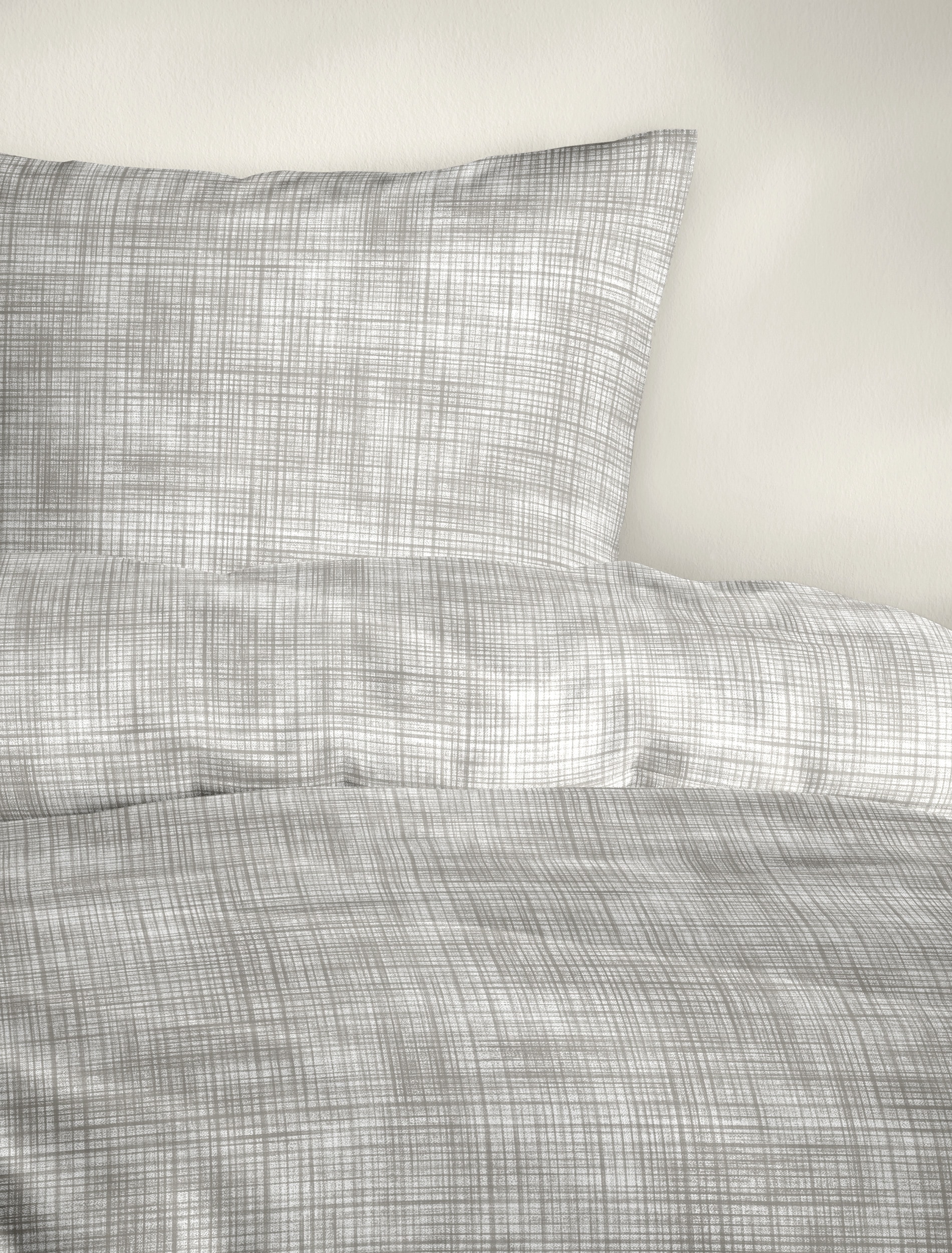 BIERBAUM Linge de lit »4172« 2 cuis tlg. Mako-Satin, 100 % Baumwolle, pflegeleicht