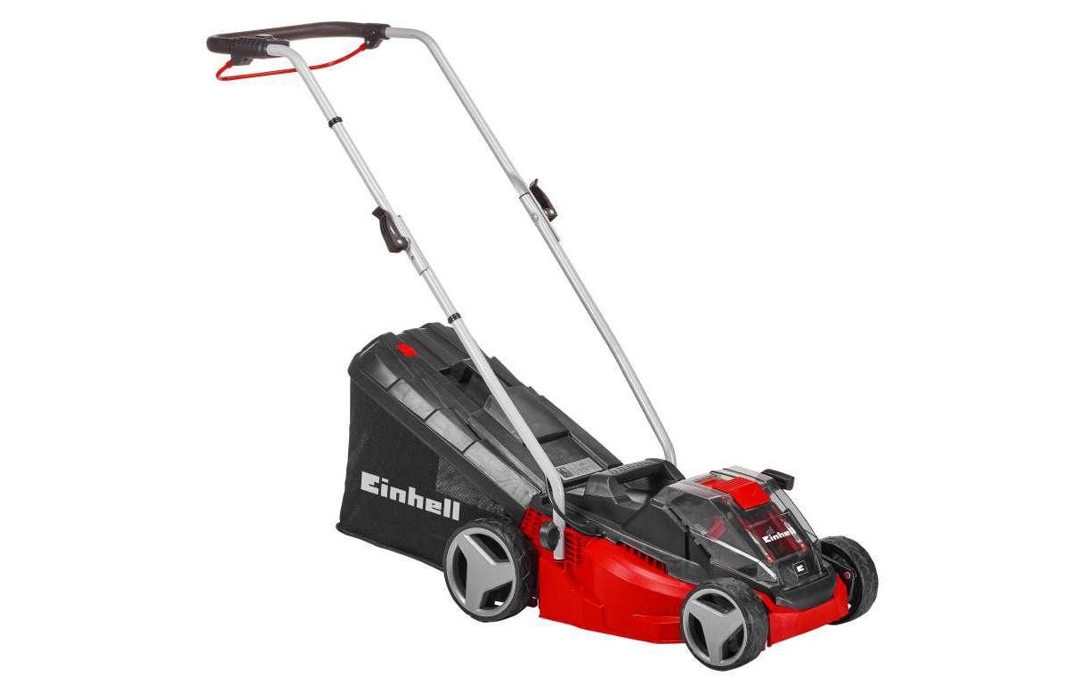 Image of Einhell Akkurasenmäher »GE-CM 33 Li Kit«, (Set, Lieferumfang: Akku-Rasenmäher GE-CM 33 / 2x Li-Ion-Akku 18 V 2000 mAh / 2x System-Ladegerät), Schneidesystem: Sichel-/Kreiselmäher bei Ackermann Versand Schweiz