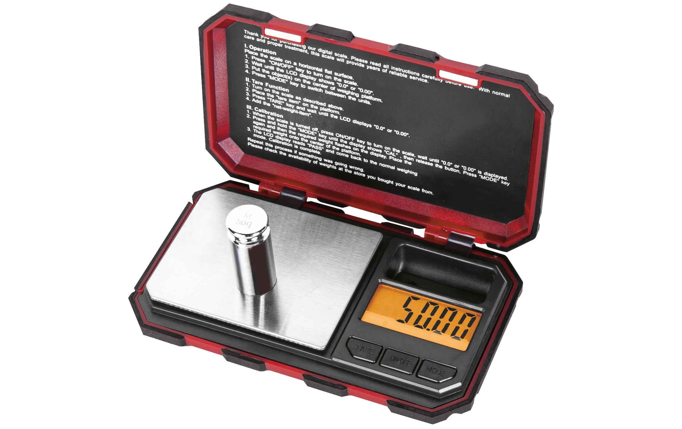 Kraftwerk Präzisionswaage, Batteriebetrieb