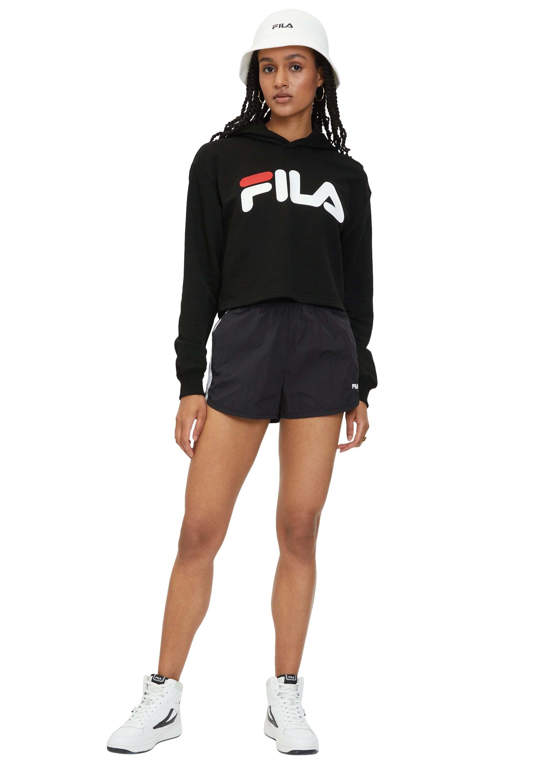 Fila Sweatshirt »FILA Sweatshirts Lafia Cropped Logo Hoody«