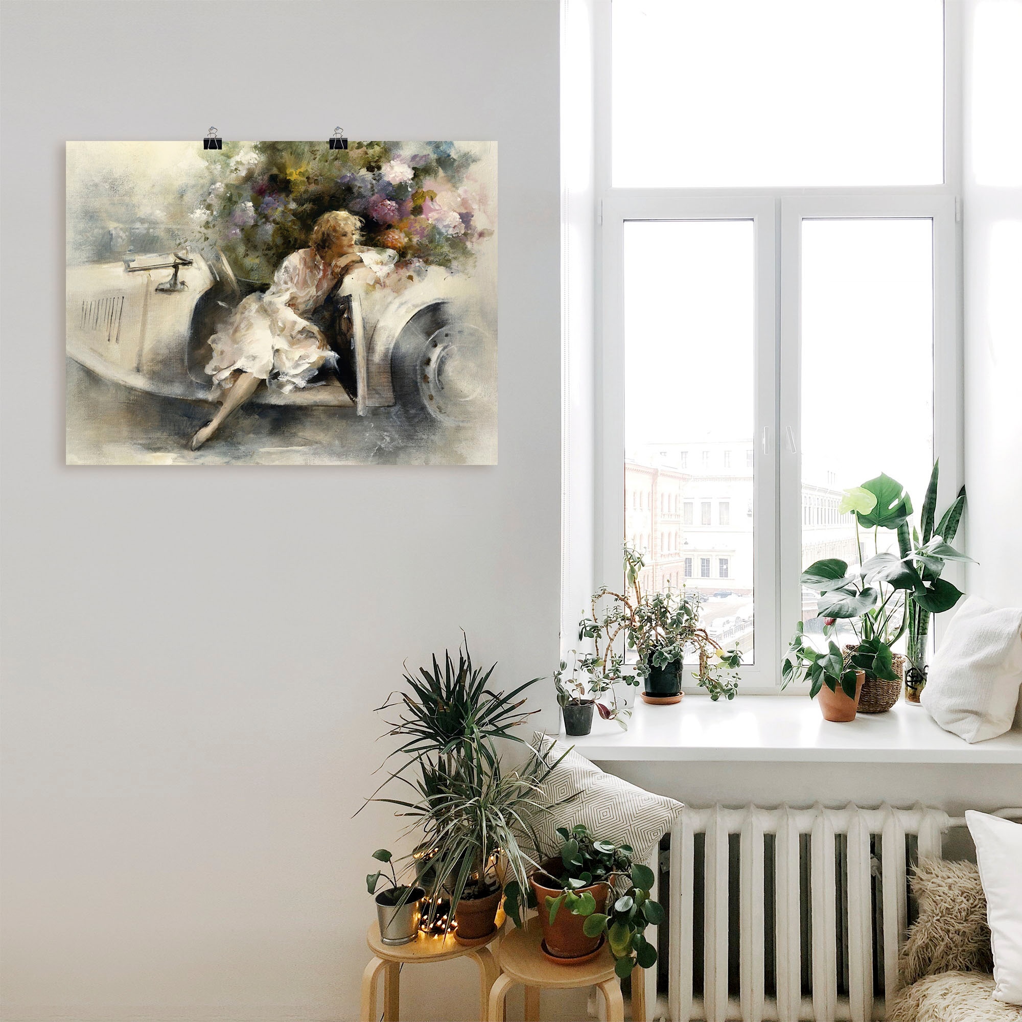 Artland Wandbild »Tagträumer« Frau 1 Stk. tlg. als Leinwandbild, Poster in verschied. Grössen