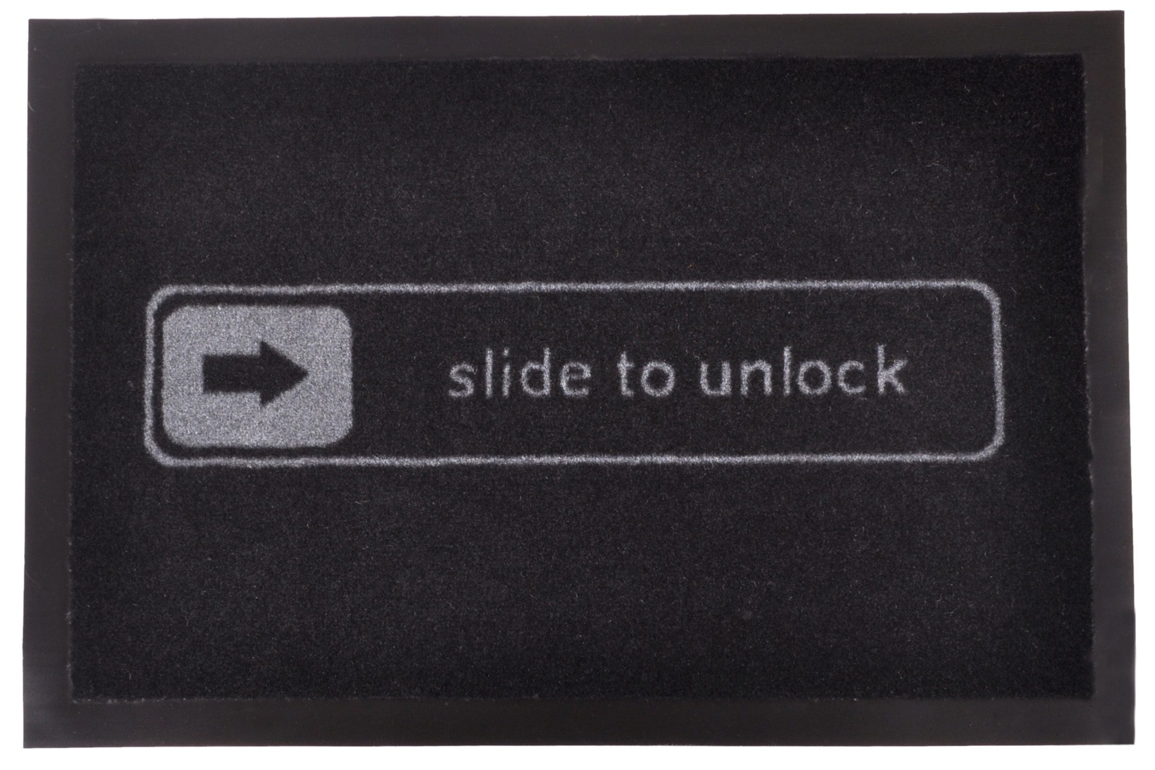 Image of HANSE Home Fussmatte »Unlock«, rechteckig, 7 mm Höhe, In- und Outdoor geeignet, mit Spruch, Schrift Design, Robust, Pflegeleicht, Rutschhemmend, Eingang bei Ackermann Versand Schweiz