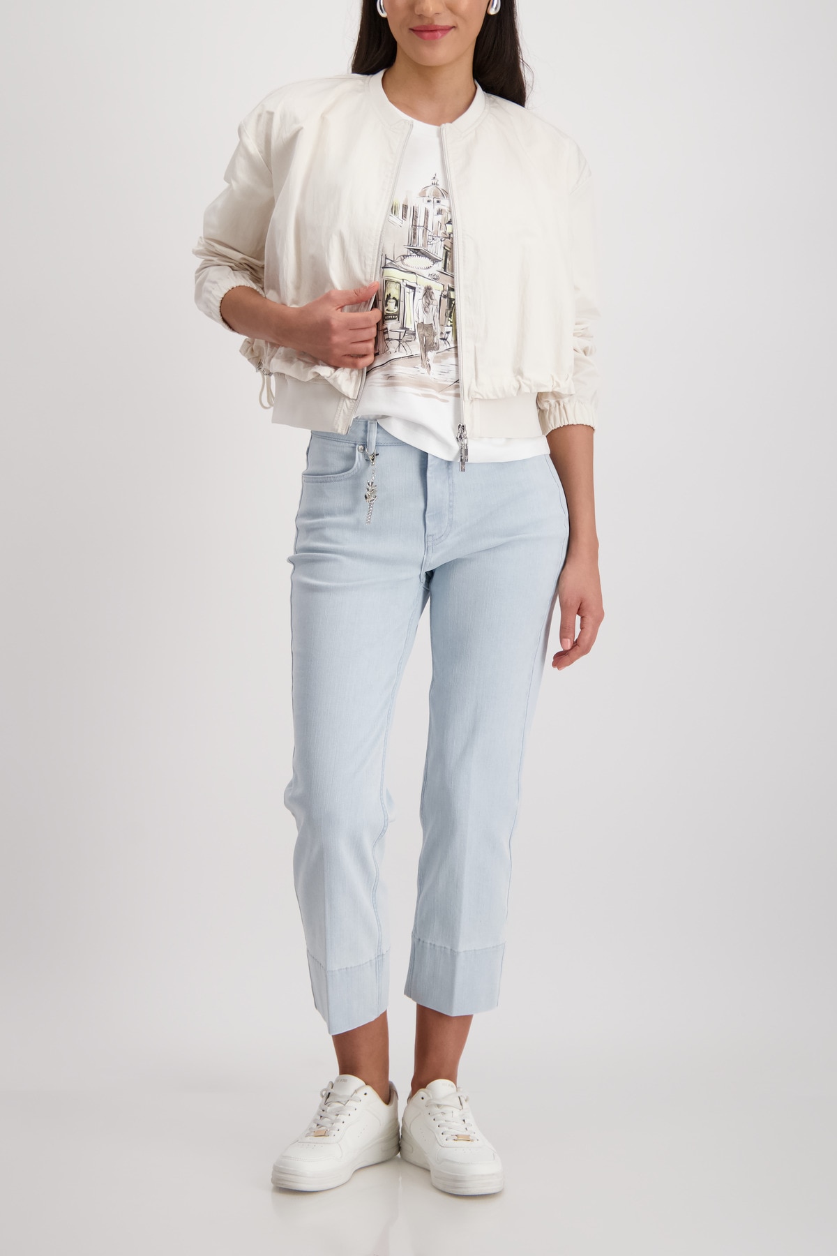 Monari T-shirt »Shirt City« Regular fit mit Print