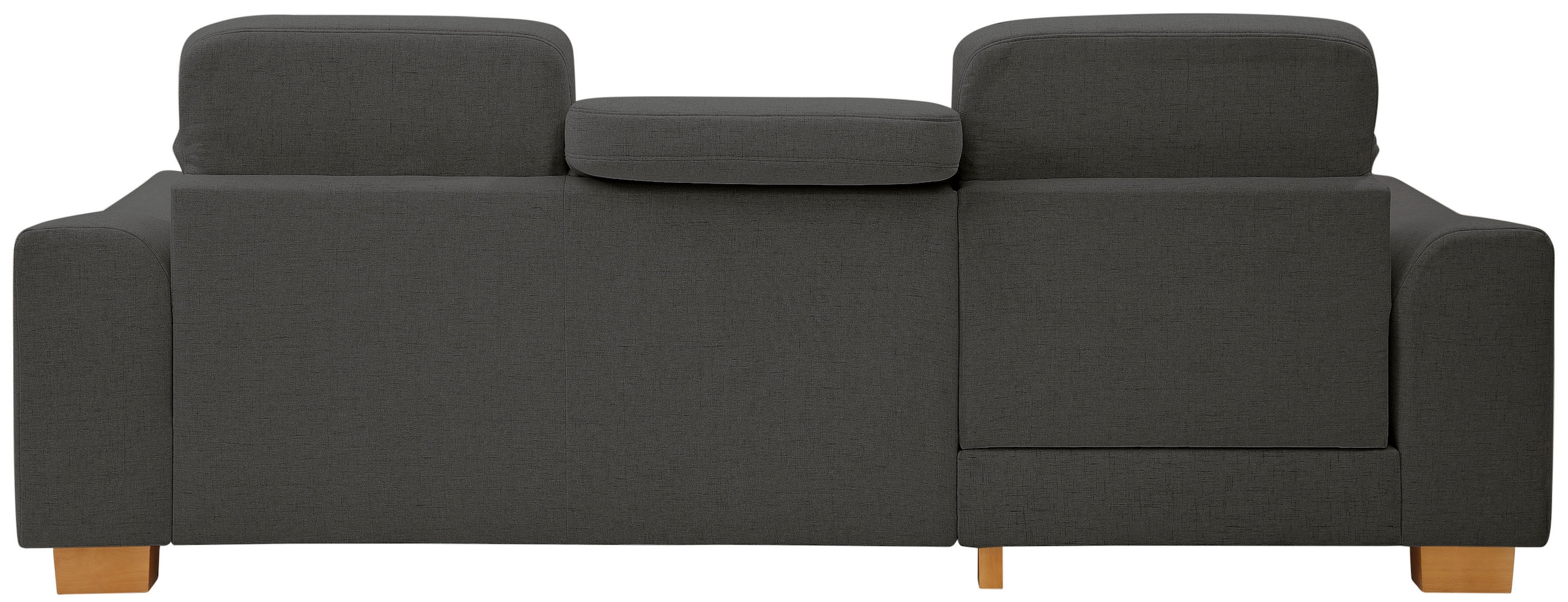 Home affaire Canapé d'angle »Dundee L-Form« wahlweise mit Kopfteilverstellung und zusätzlich mit Bettfunktion