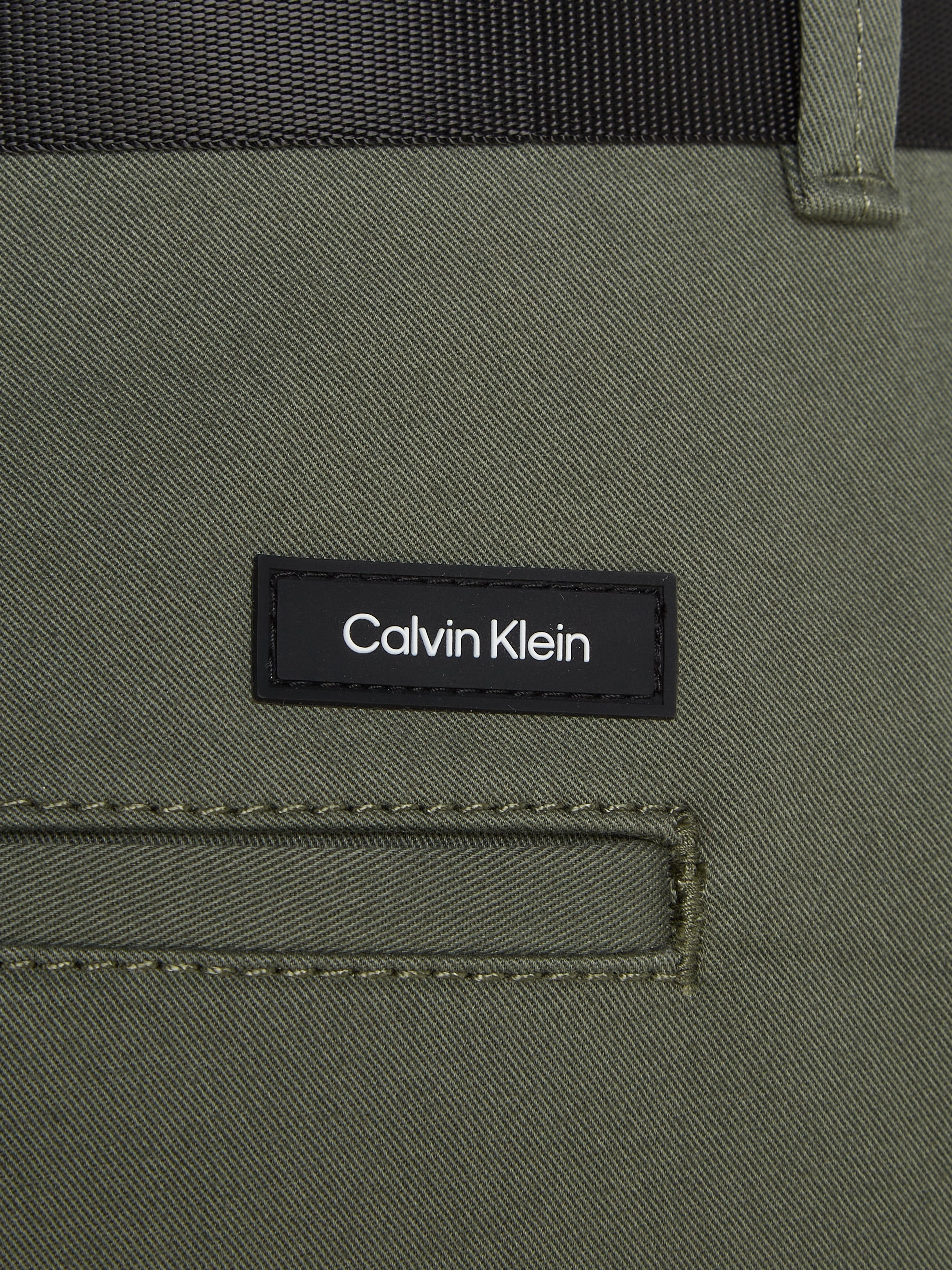 Calvin Klein Stoffhose »MODERN TWILL SLIM CHINO«, mit Markenlabel