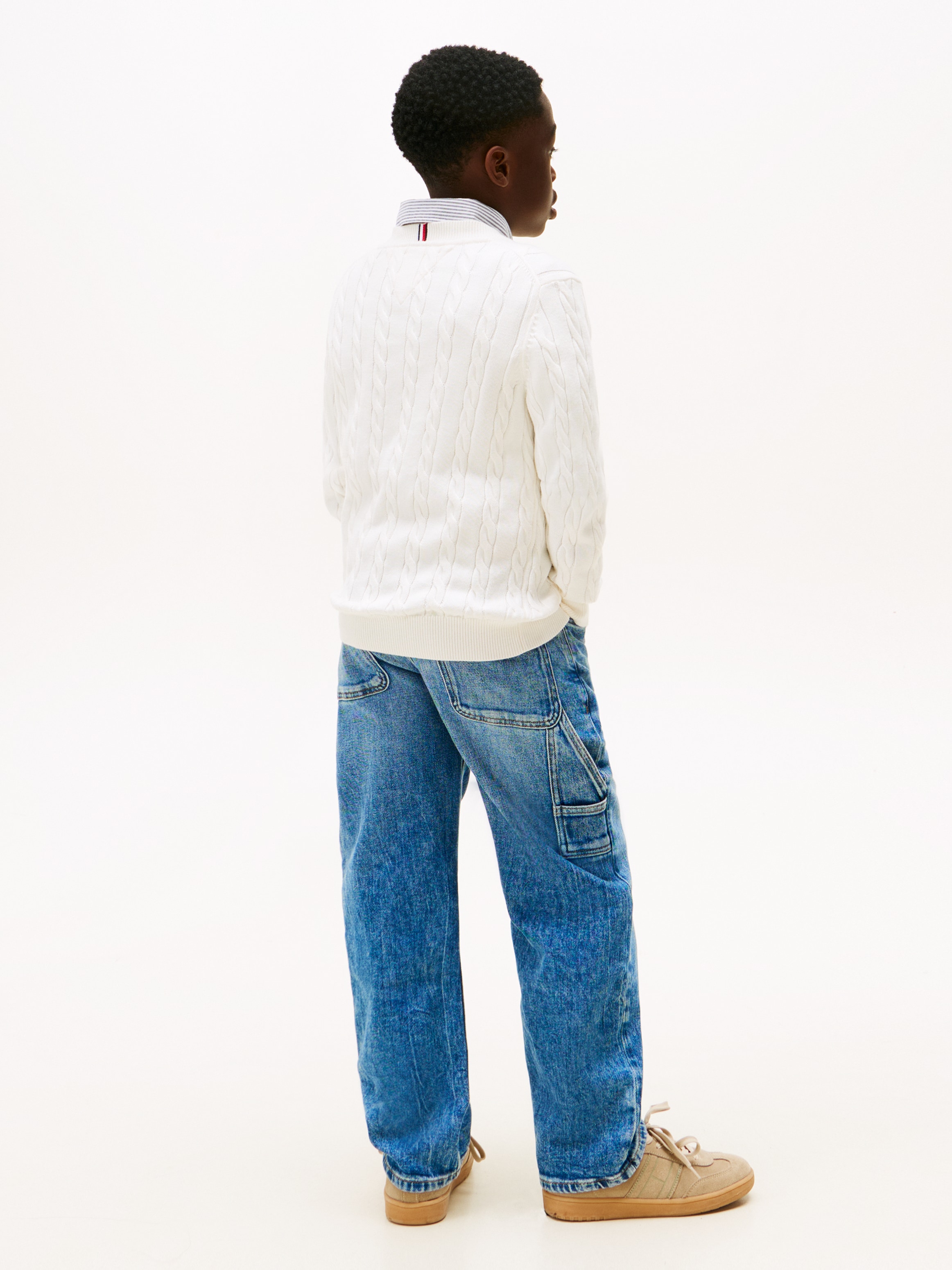 Tommy Hilfiger Pull en tricot Regular fit, für Kinder bis 16 Jahre, Druck