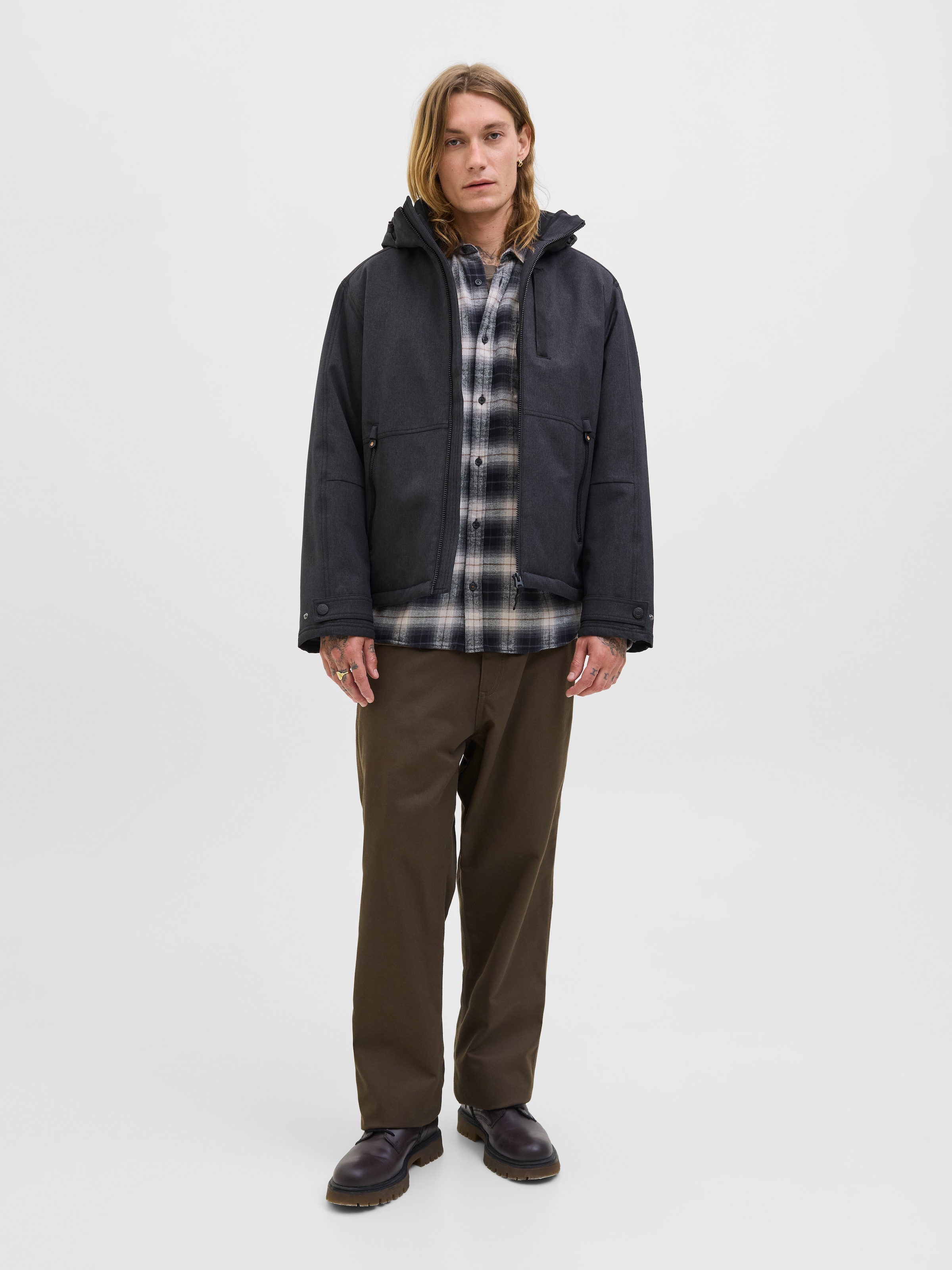 Jack & Jones Outdoorjacke »JJEPARKER DOVER JACKET SN« mit Kapuze