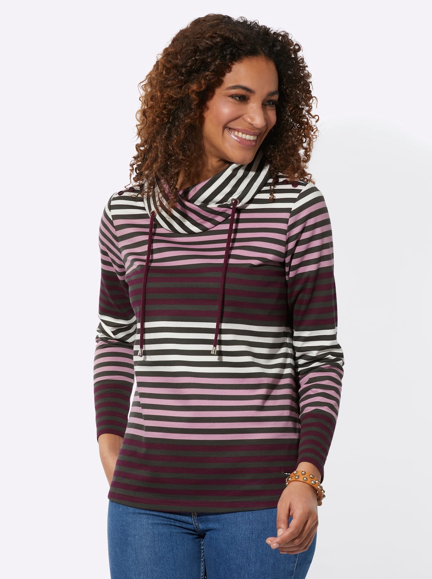 Casual Looks Langarmshirt »Sweatshirt«, (1 tlg.)