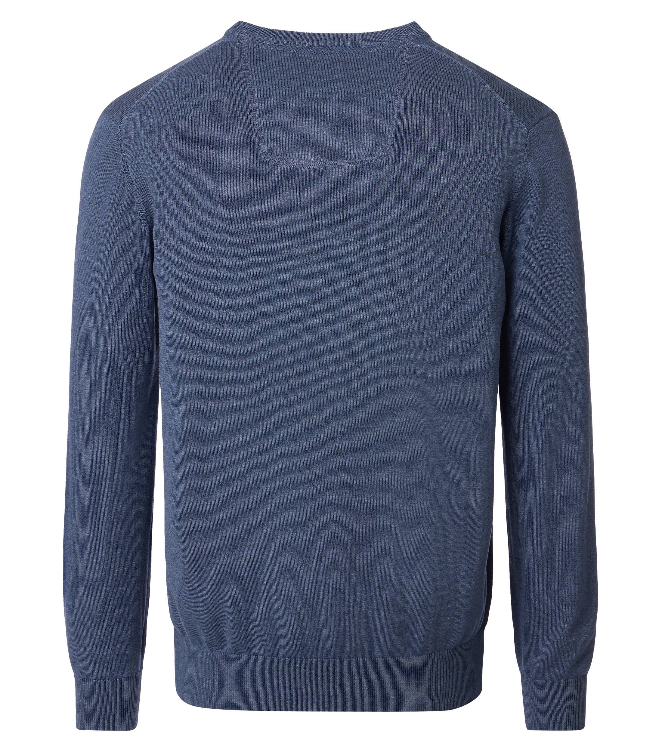 CASAMODA Strickpullover »Pullover« Baumwolle / V-Ausschnitt / Unifarben