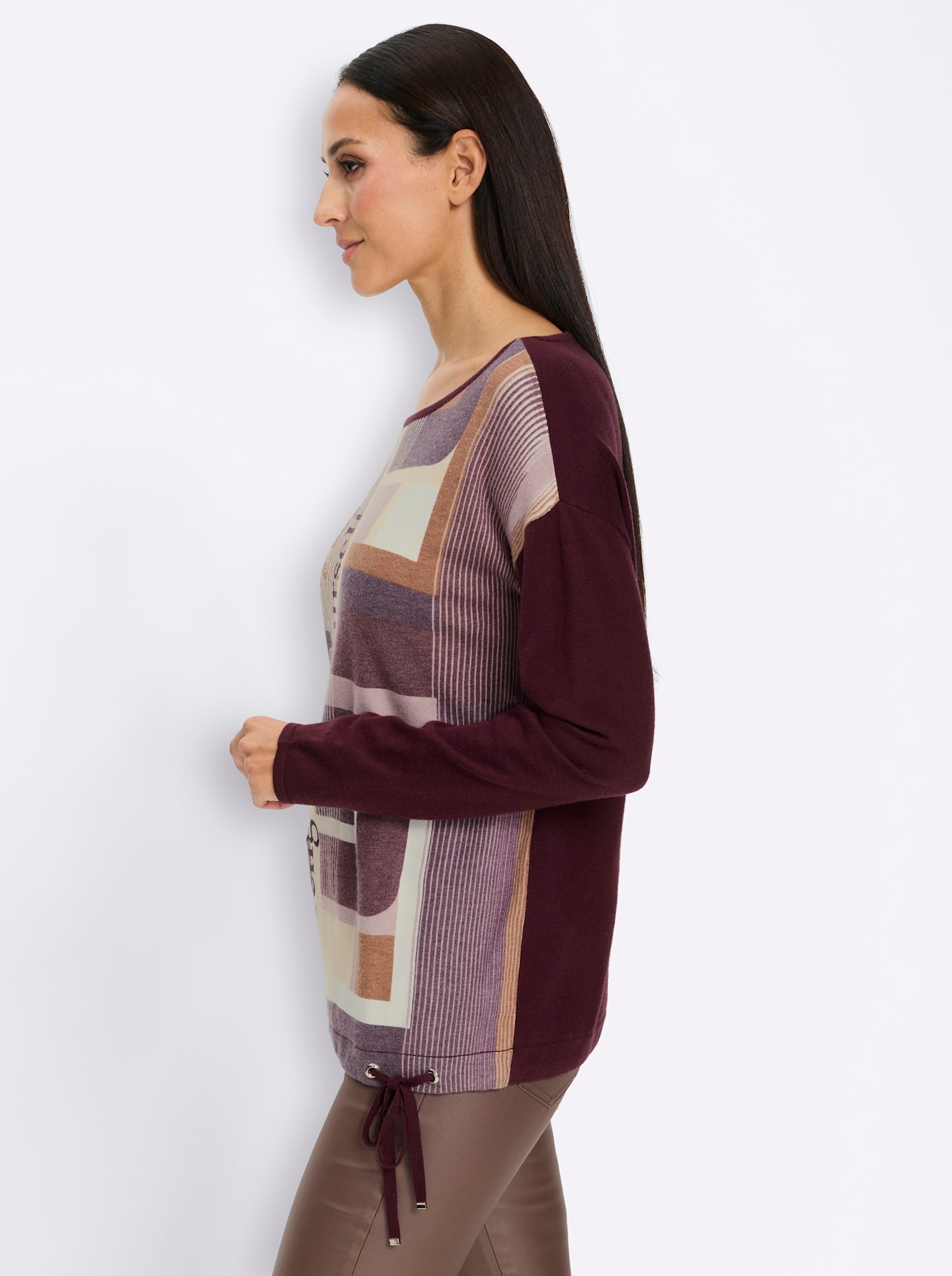 heine Strickpullover »Druck-Pullover«