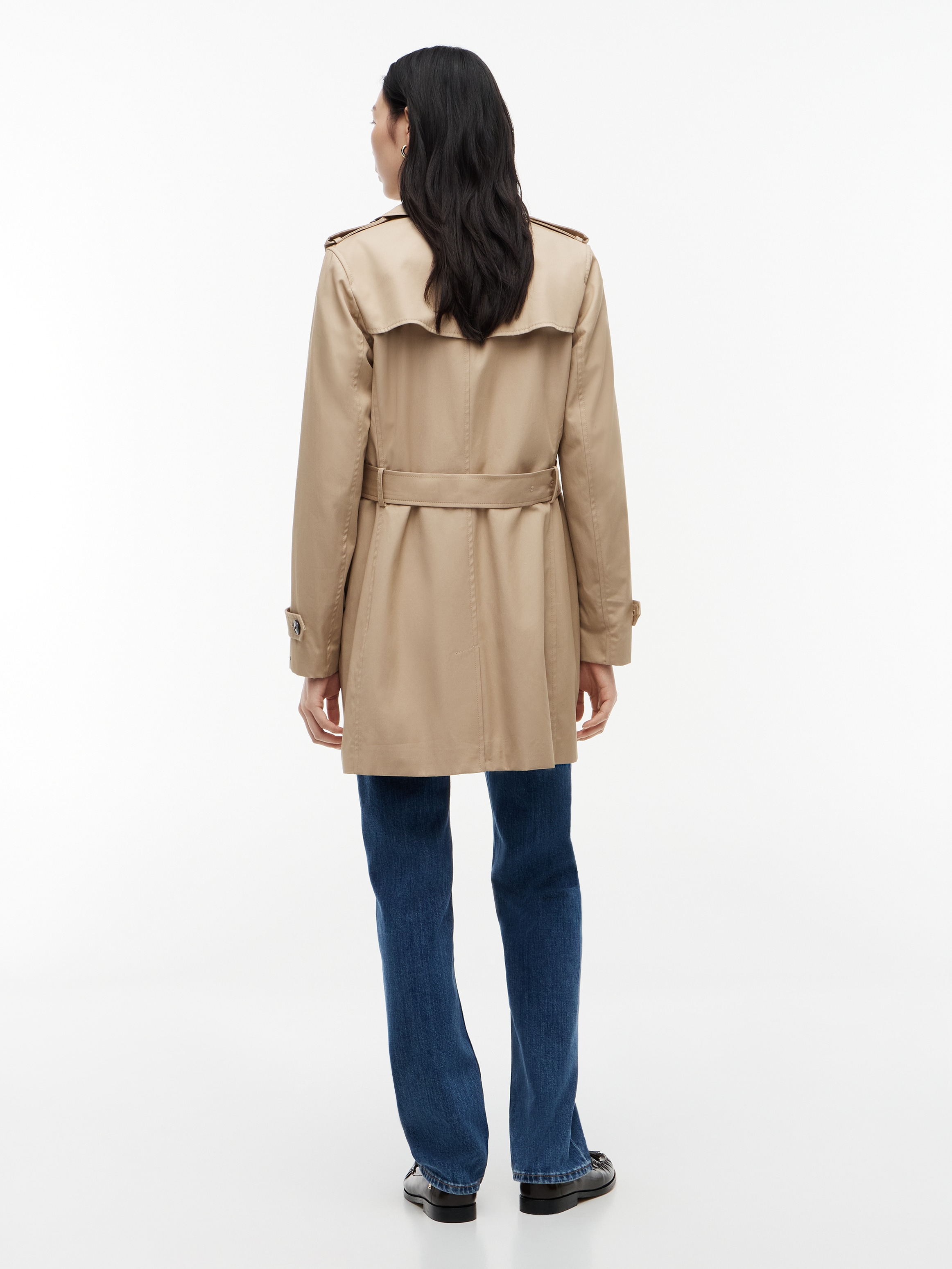 Tommy Hilfiger Langjacke »HERITAGE SINGLE BREASTED TRENCH« mit den typischen Trenchcoat-Details