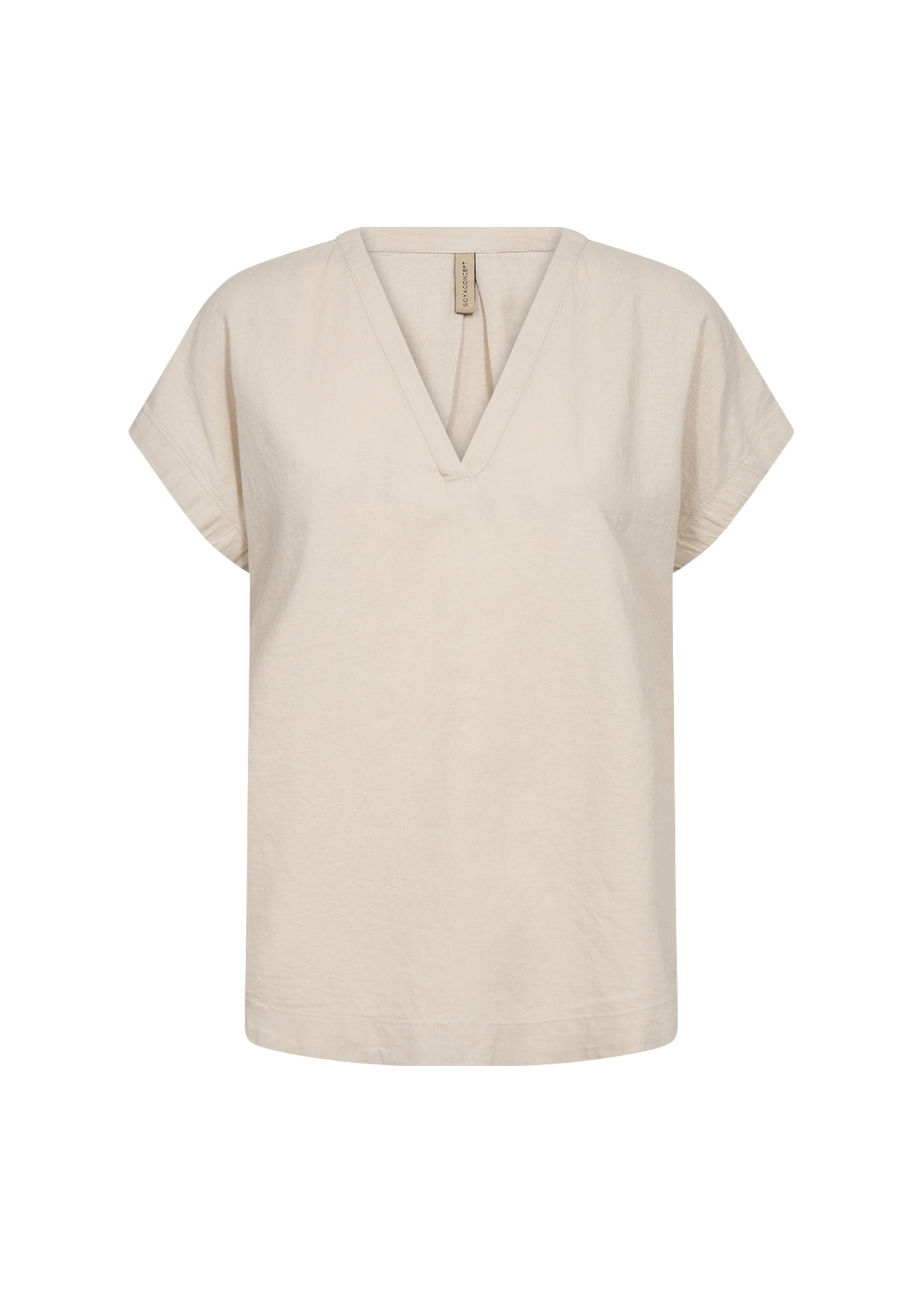 soyaconcept Blouse à manches courtes »SC-INA 51« Mélange de viscose avec lin