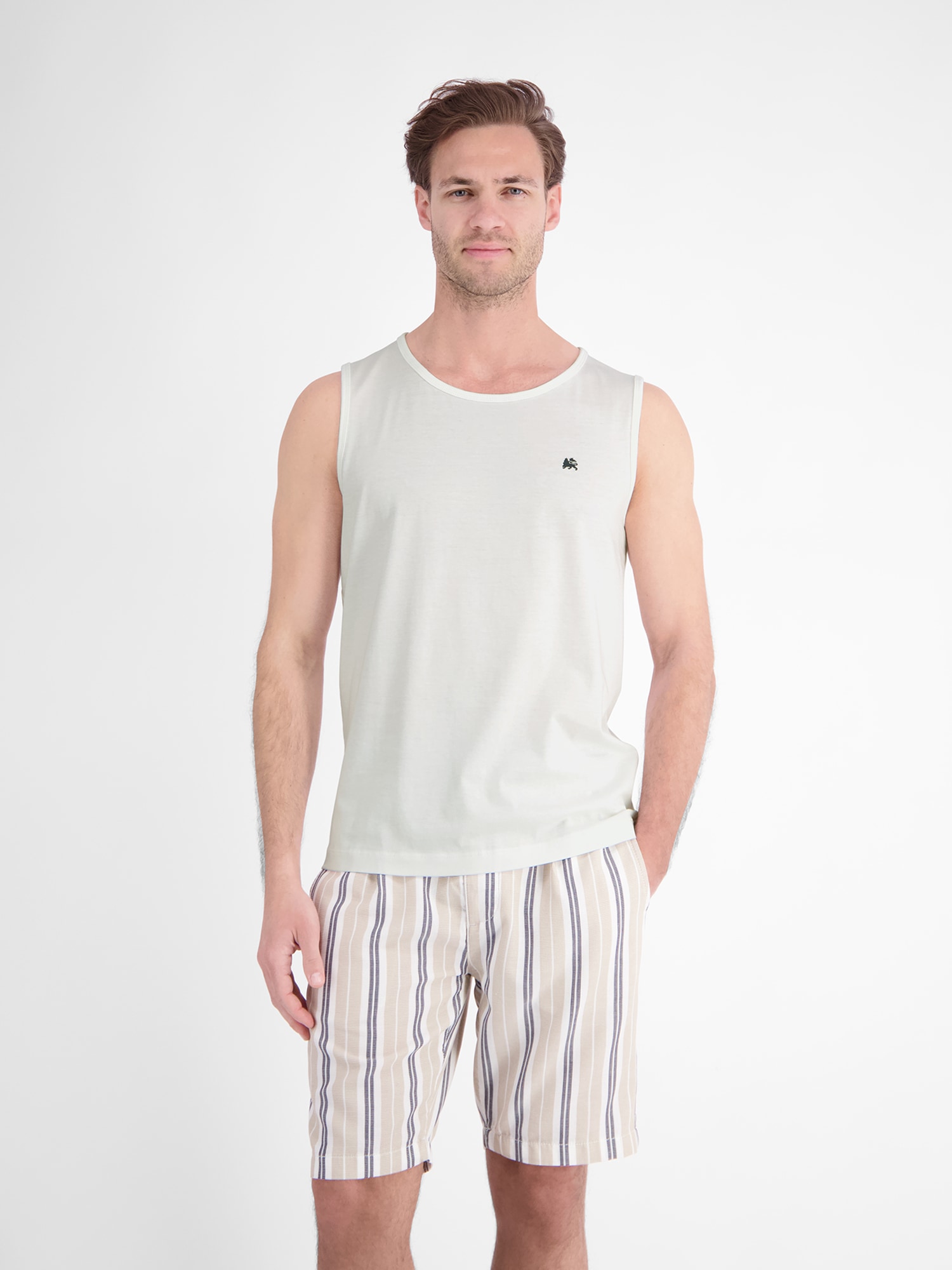 Image of LERROS Muskelshirt "Sportliches Tanktop aus Baumwolle mit Rundhalskragen"