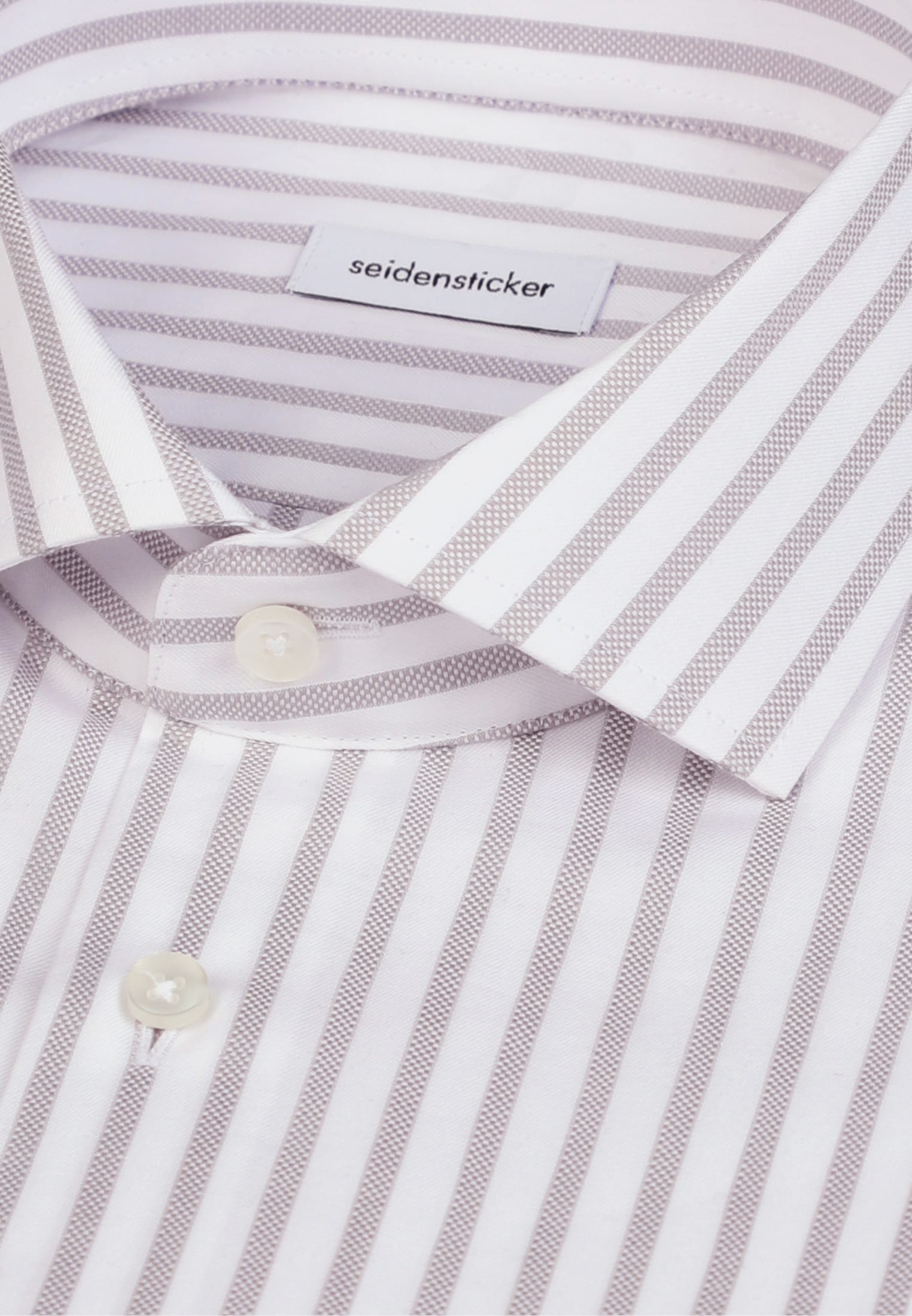 seidensticker Chemise d'affaires »Schwarze Rose« Slim 1/1 Kentkragen Gestreift