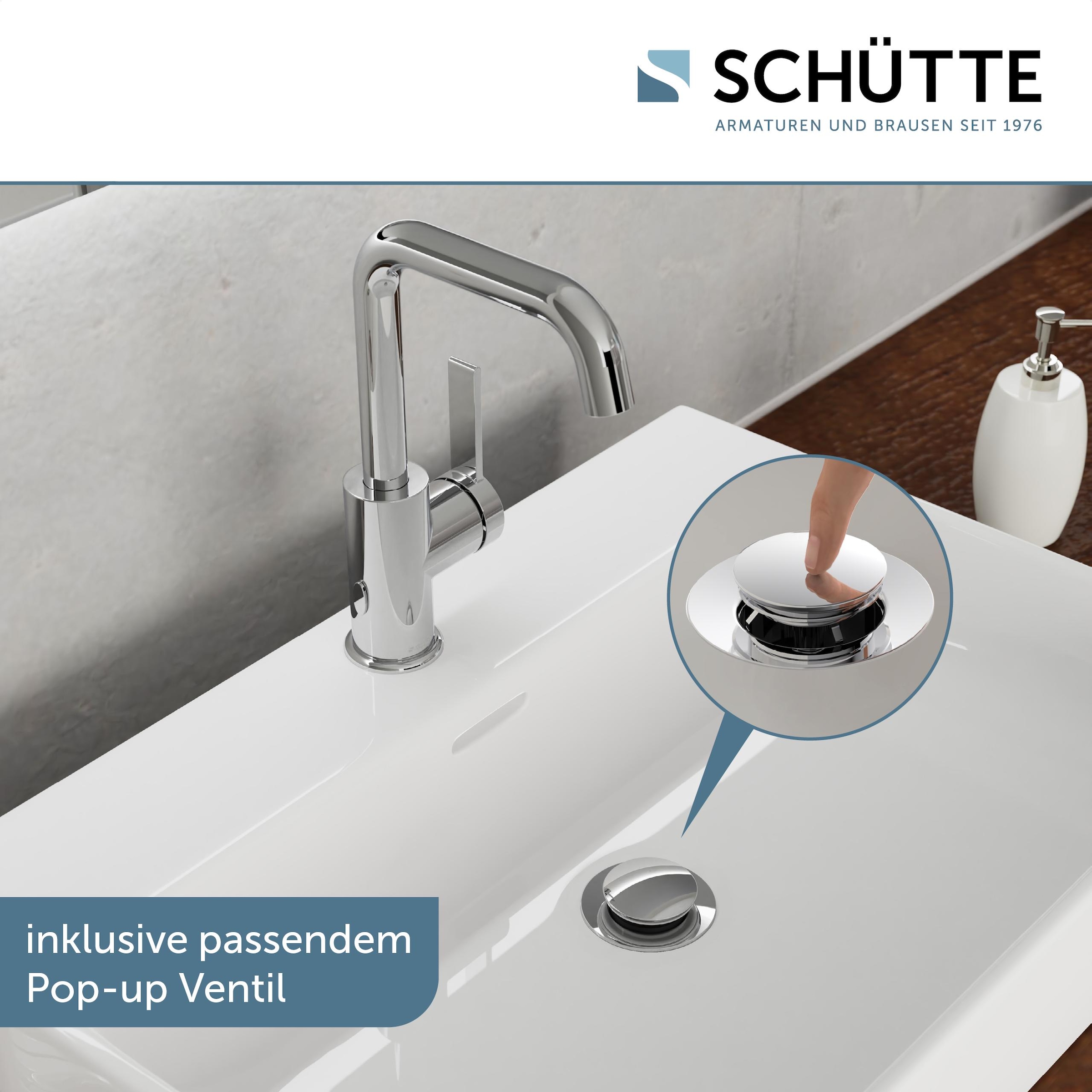Schütte Waschtischarmatur »»LOS ANGELES«« 1 Stk. tlg. Praktische Cold-Start-Funktion zum Energiesparen